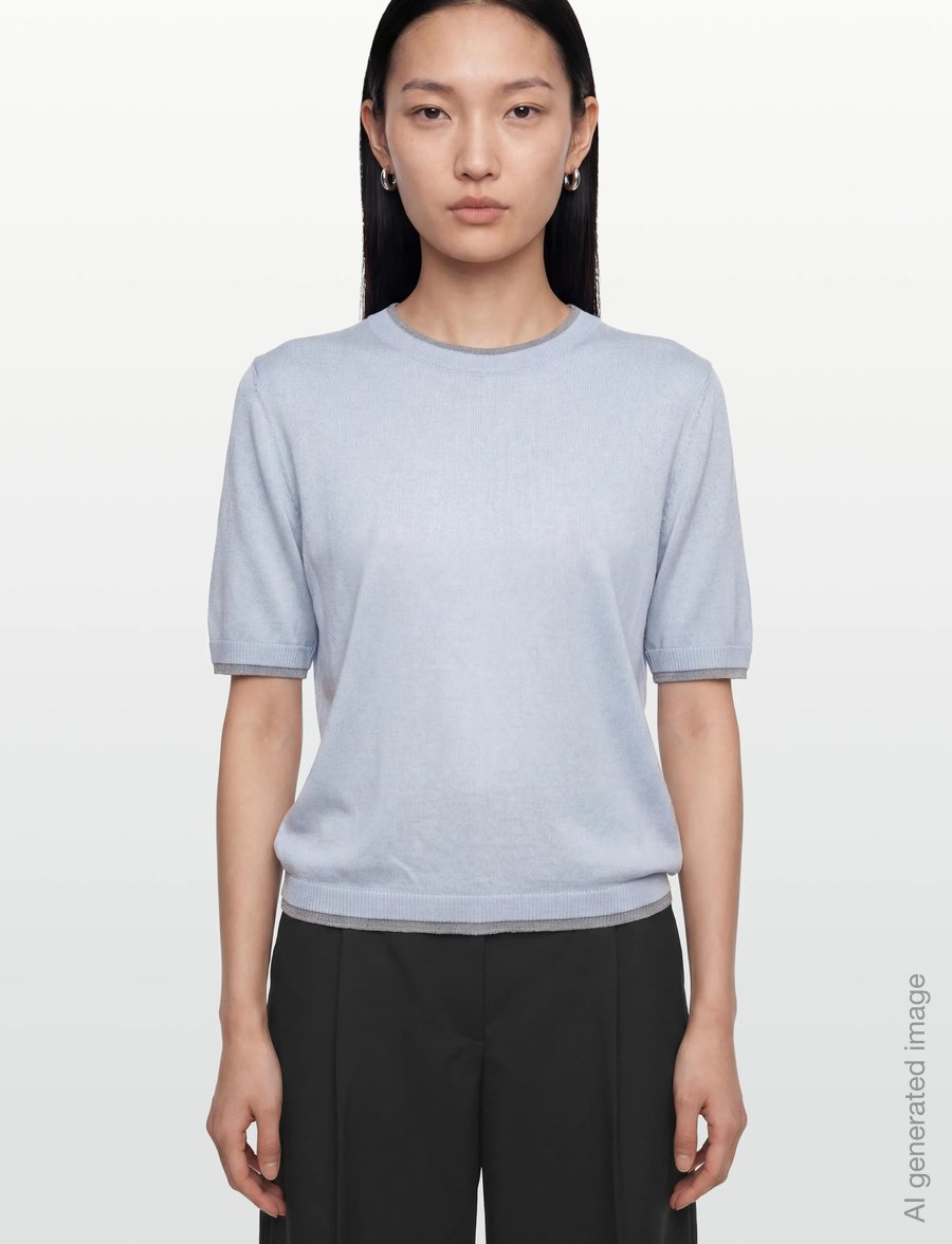 United Colors of Benetton - SWEATER - stickade tröjor - blue - 3