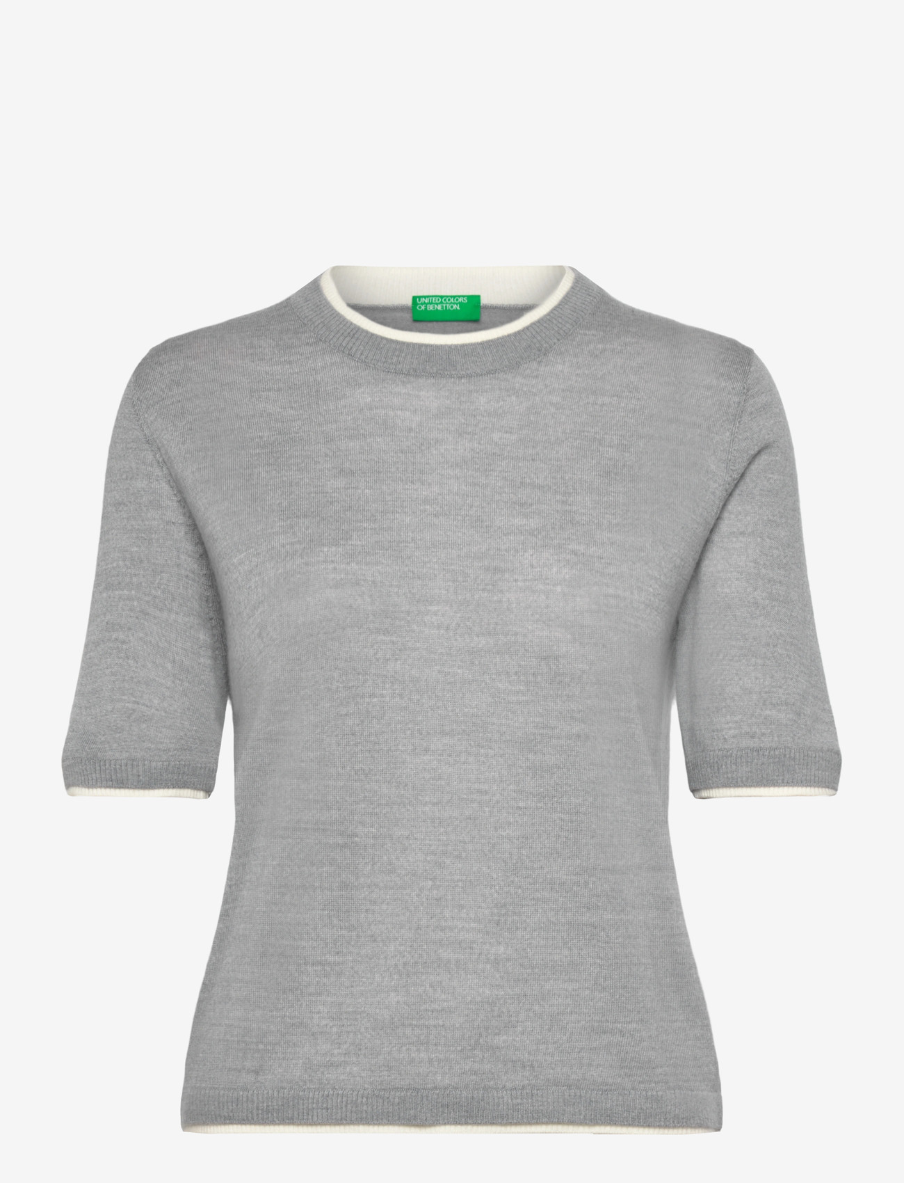 United Colors of Benetton - SWEATER - stickade tröjor - grey - 0