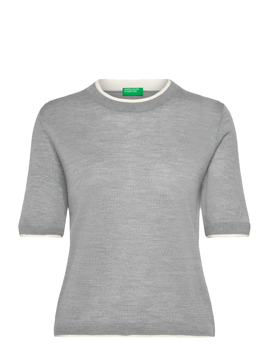 United Colors of Benetton - SWEATER - stickade tröjor - grey - 1