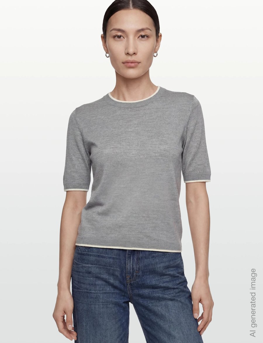 United Colors of Benetton - SWEATER - stickade tröjor - grey - 3