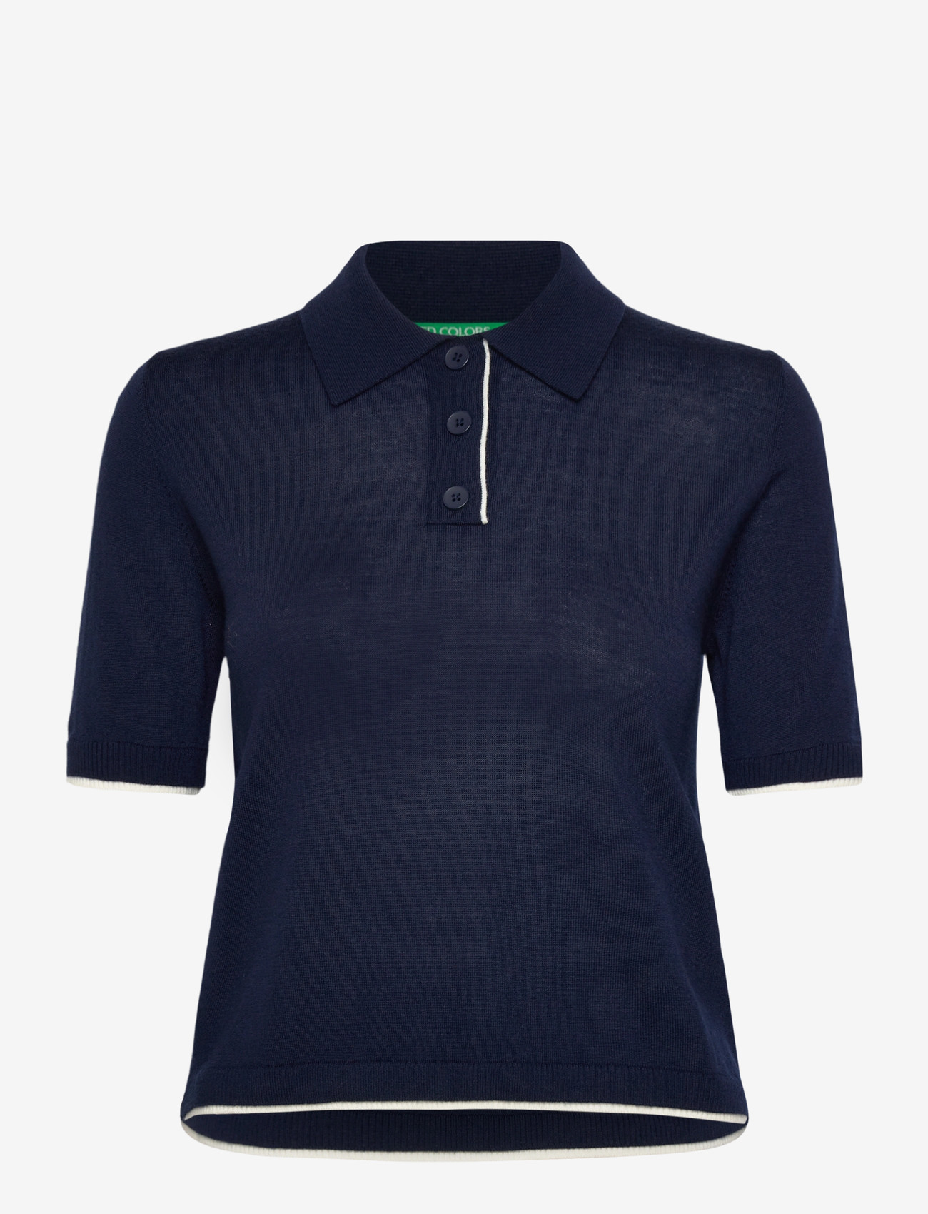 United Colors of Benetton - H/S POLO SHIRT - t-shirts - blue - 0