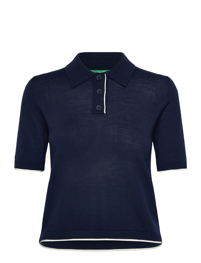 United Colors of Benetton - H/S POLO SHIRT - t-shirts - blue - 0