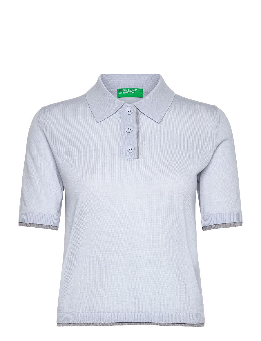 United Colors of Benetton - H/S POLO SHIRT - t-shirts - blue - 1