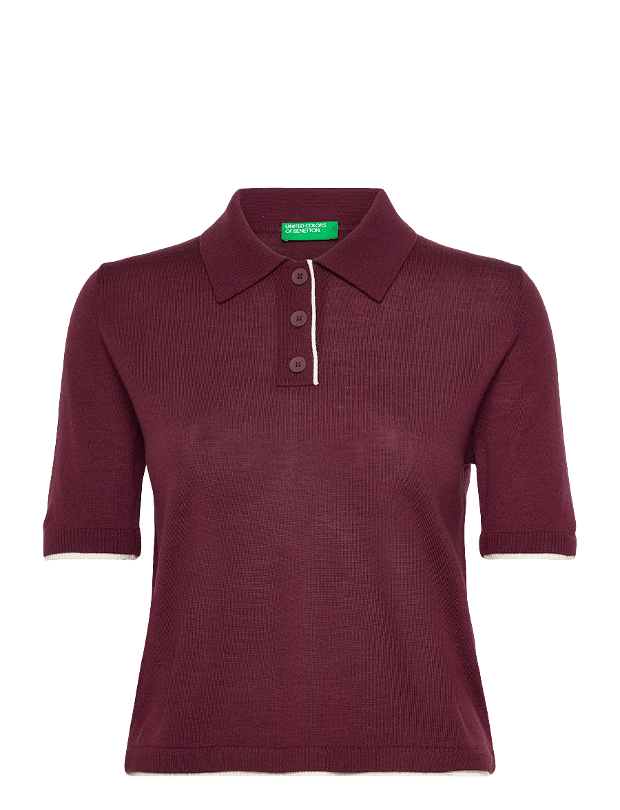 United Colors of Benetton - H/S POLO SHIRT - t-shirts - brown - 1