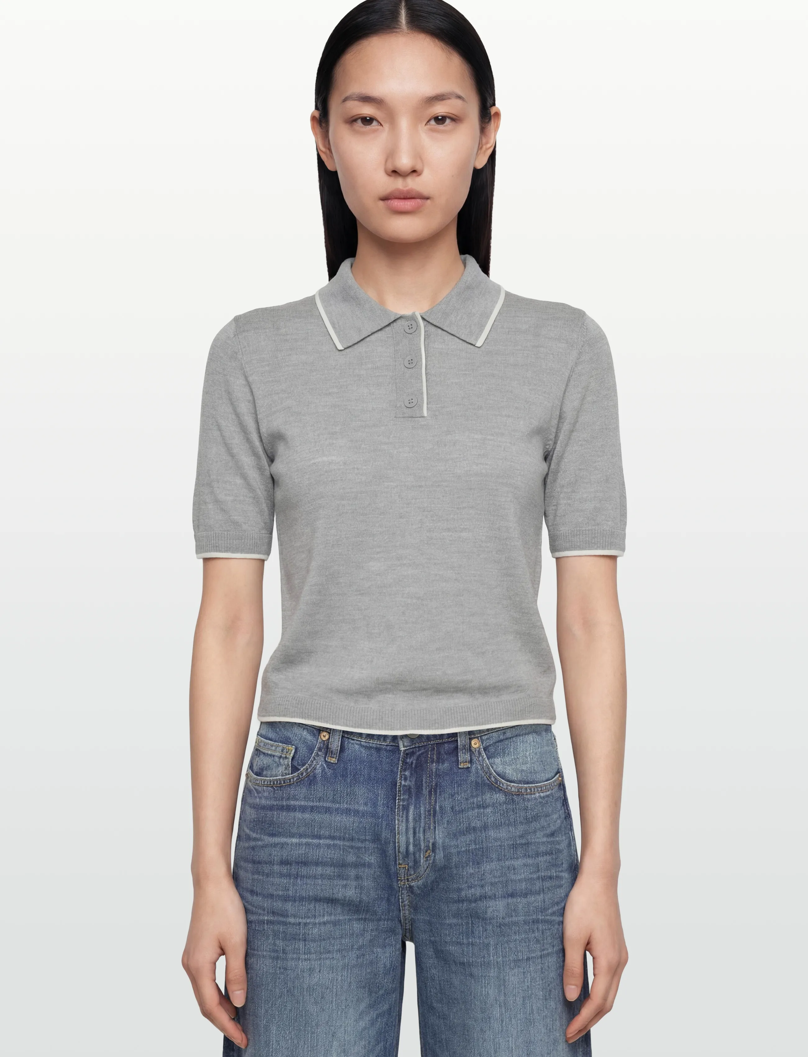 United Colors of Benetton - H/S POLO SHIRT - marškinėliai - grey - 3