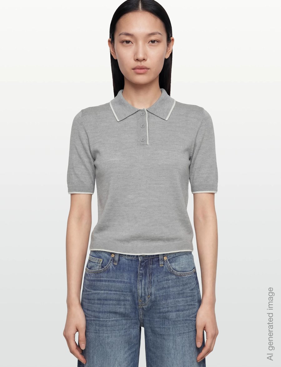 United Colors of Benetton - H/S POLO SHIRT - t-shirts - grey - 3