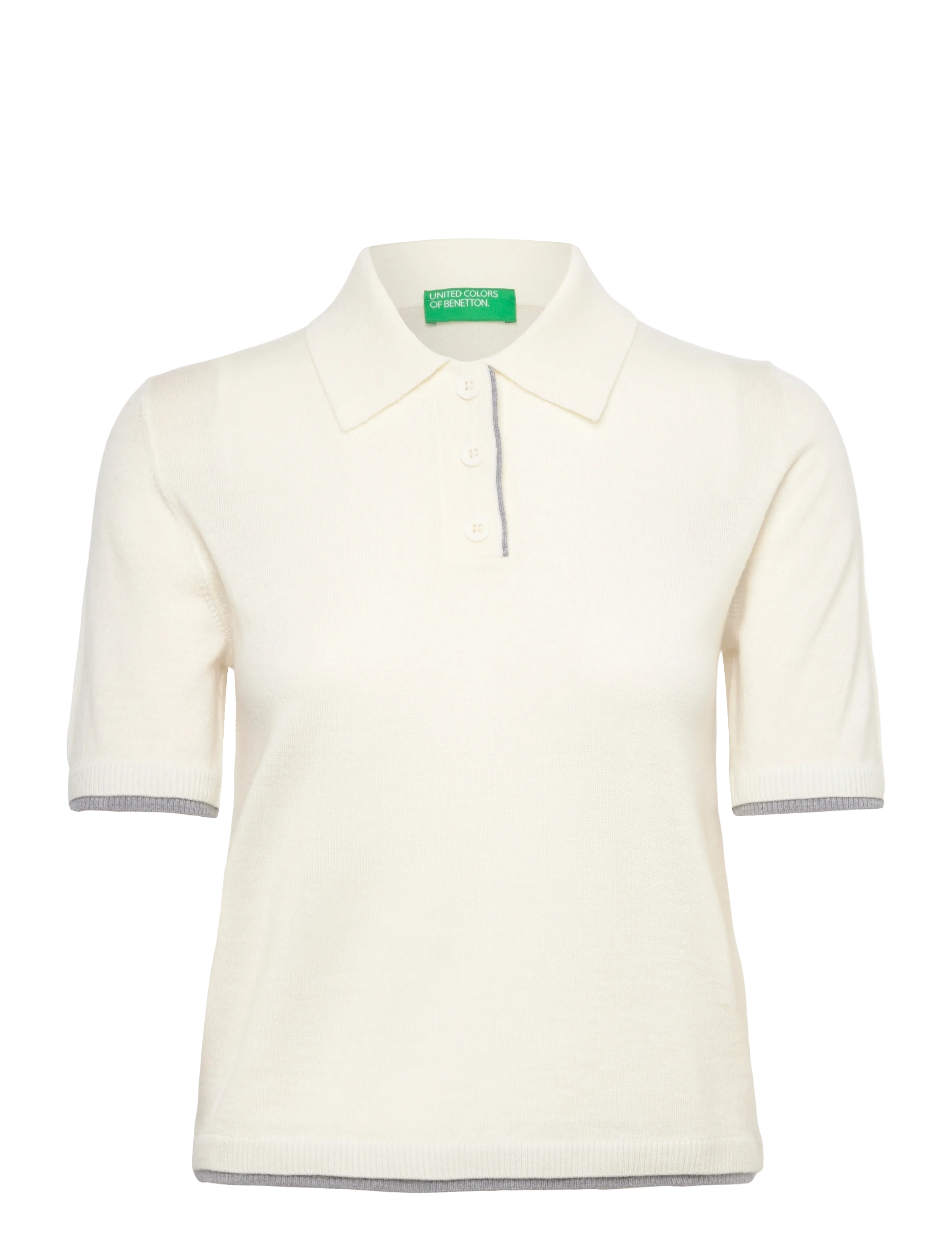 United Colors of Benetton H/S POLO SHIRT - Kleidung - WHITE / white