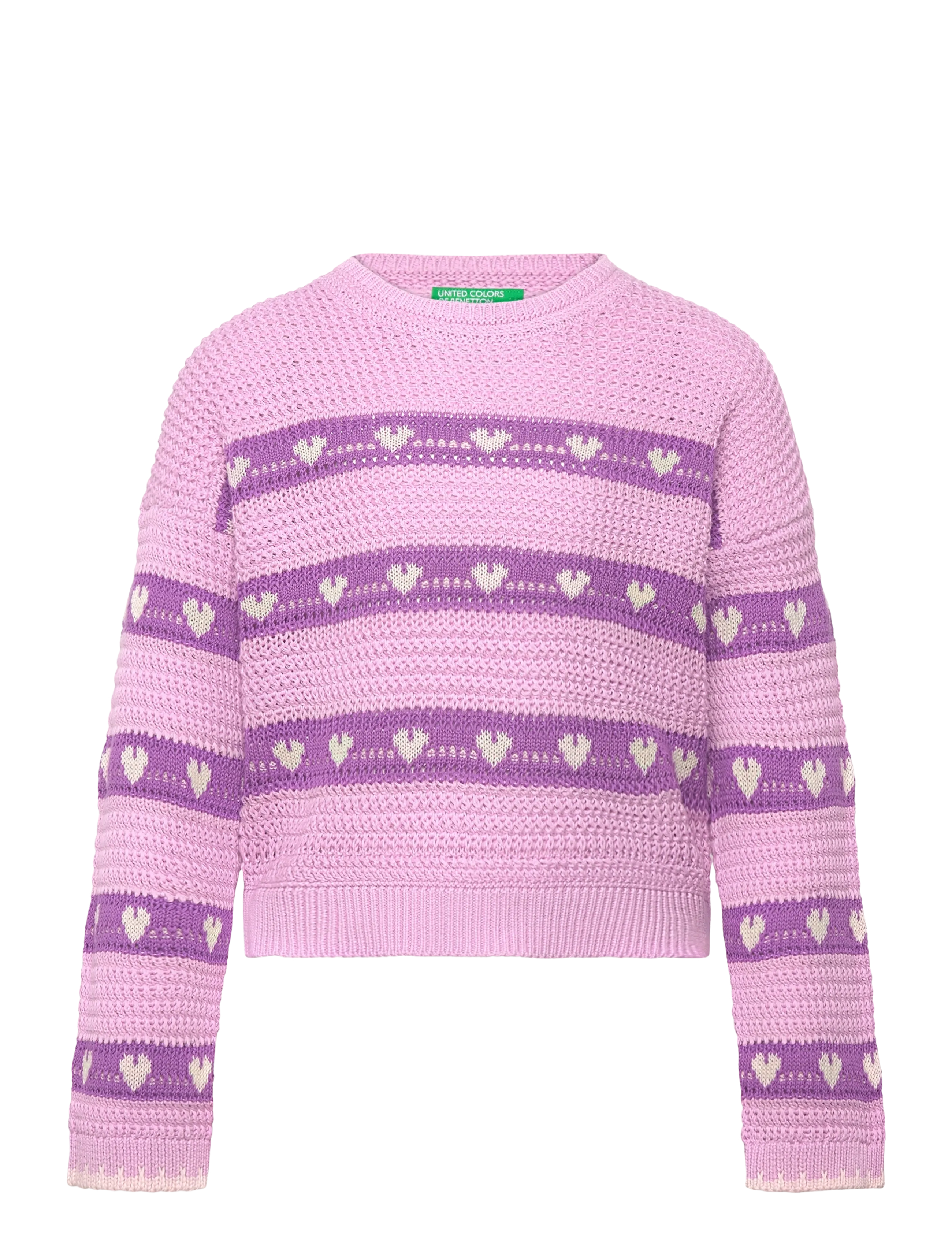 UNITED COLORS OF BENETTON Pullover L/S Lila - 168 - Kinder