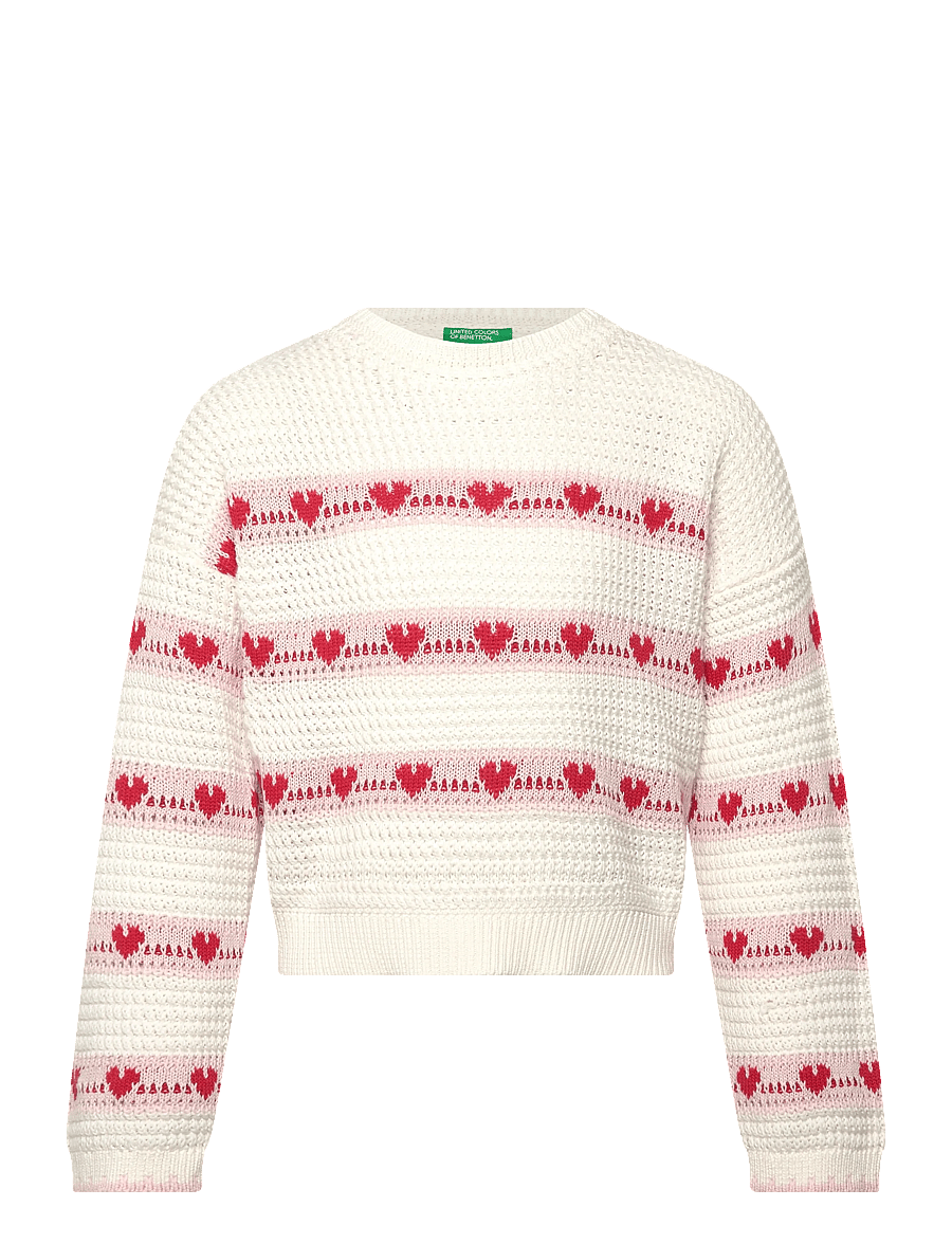 United Colors of Benetton - SWEATER L/S - pulls - white - 0