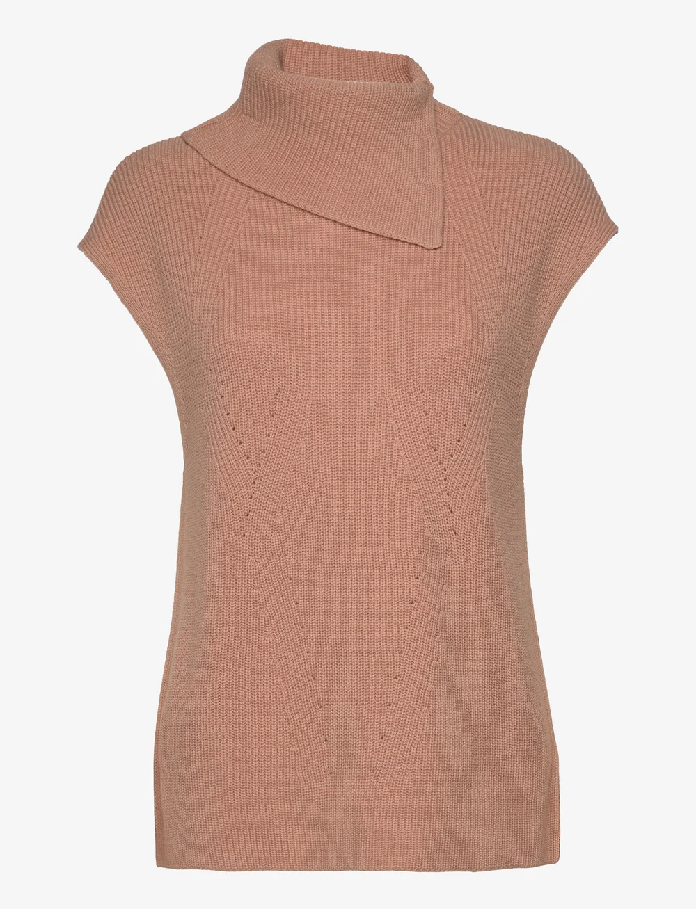 United Colors of Benetton - TURTLE NECK SWEATER - stickade tröjor - beige - 0
