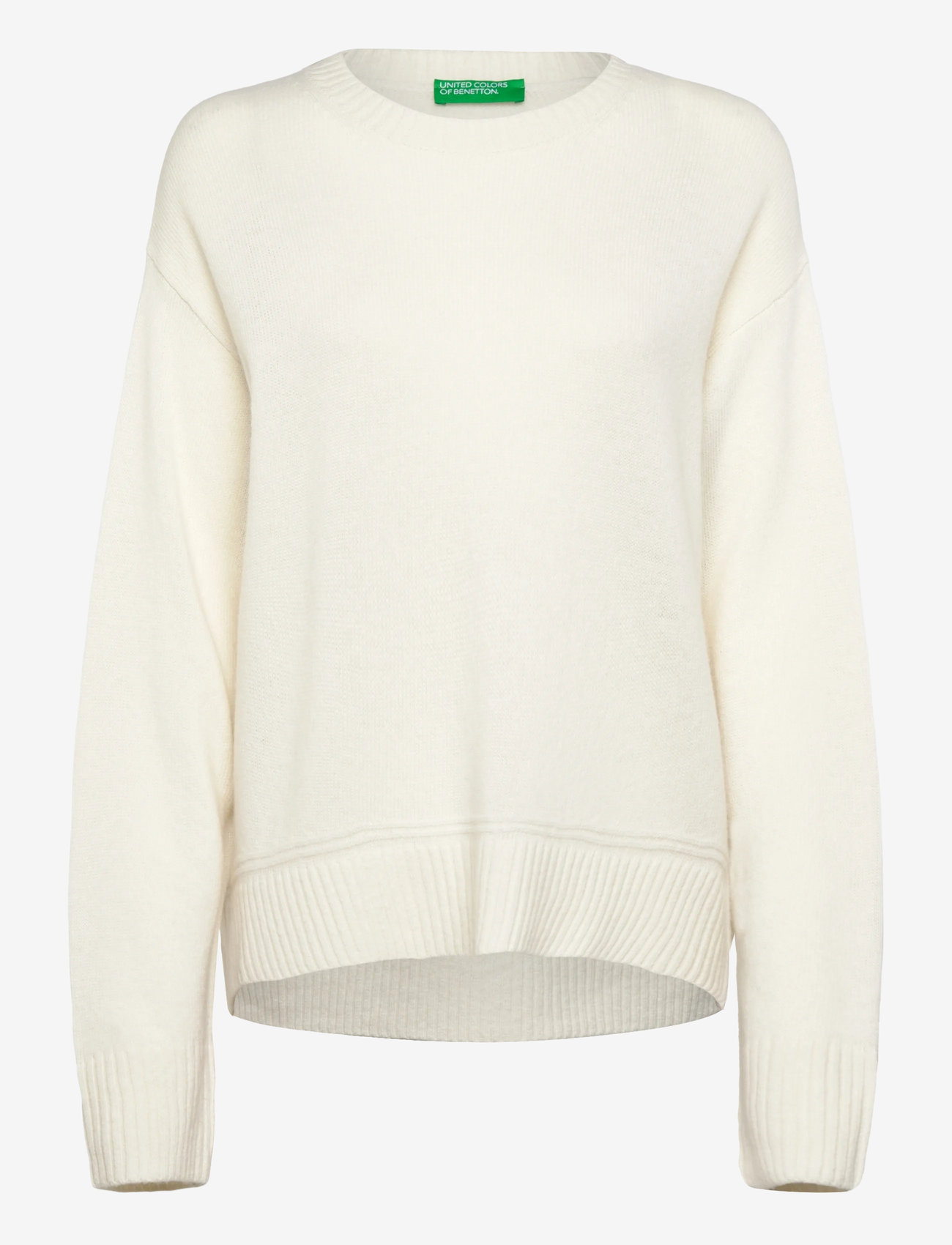 United Colors of Benetton - SWEATER L/S - striktrøjer - white - 0