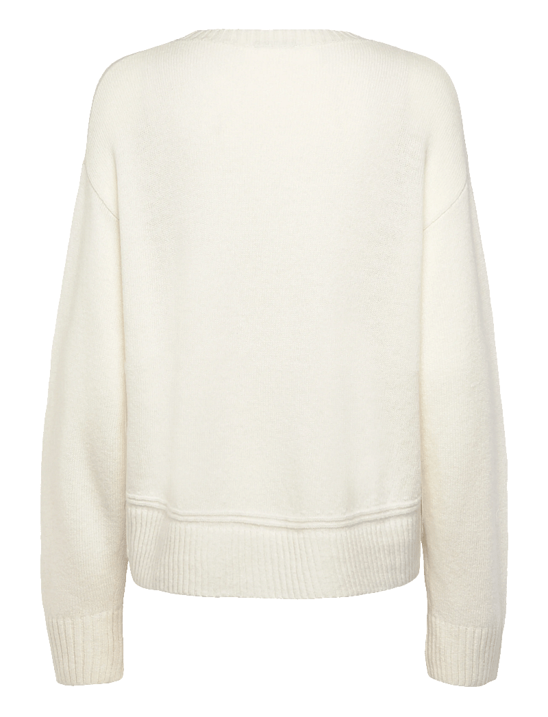 United Colors of Benetton - SWEATER L/S - stickade tröjor - white - 1