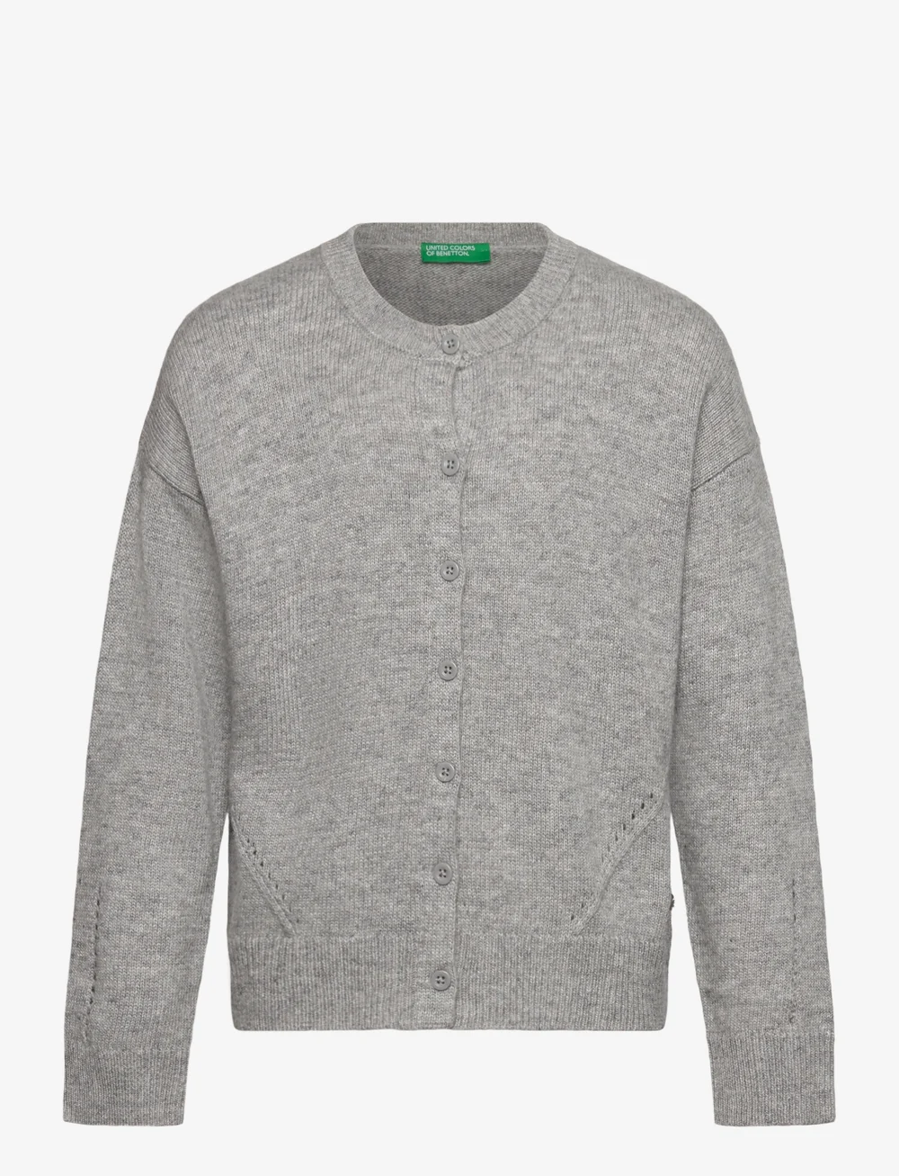 United Colors of Benetton - L/S SWEATER - kardiganid - grey - 0