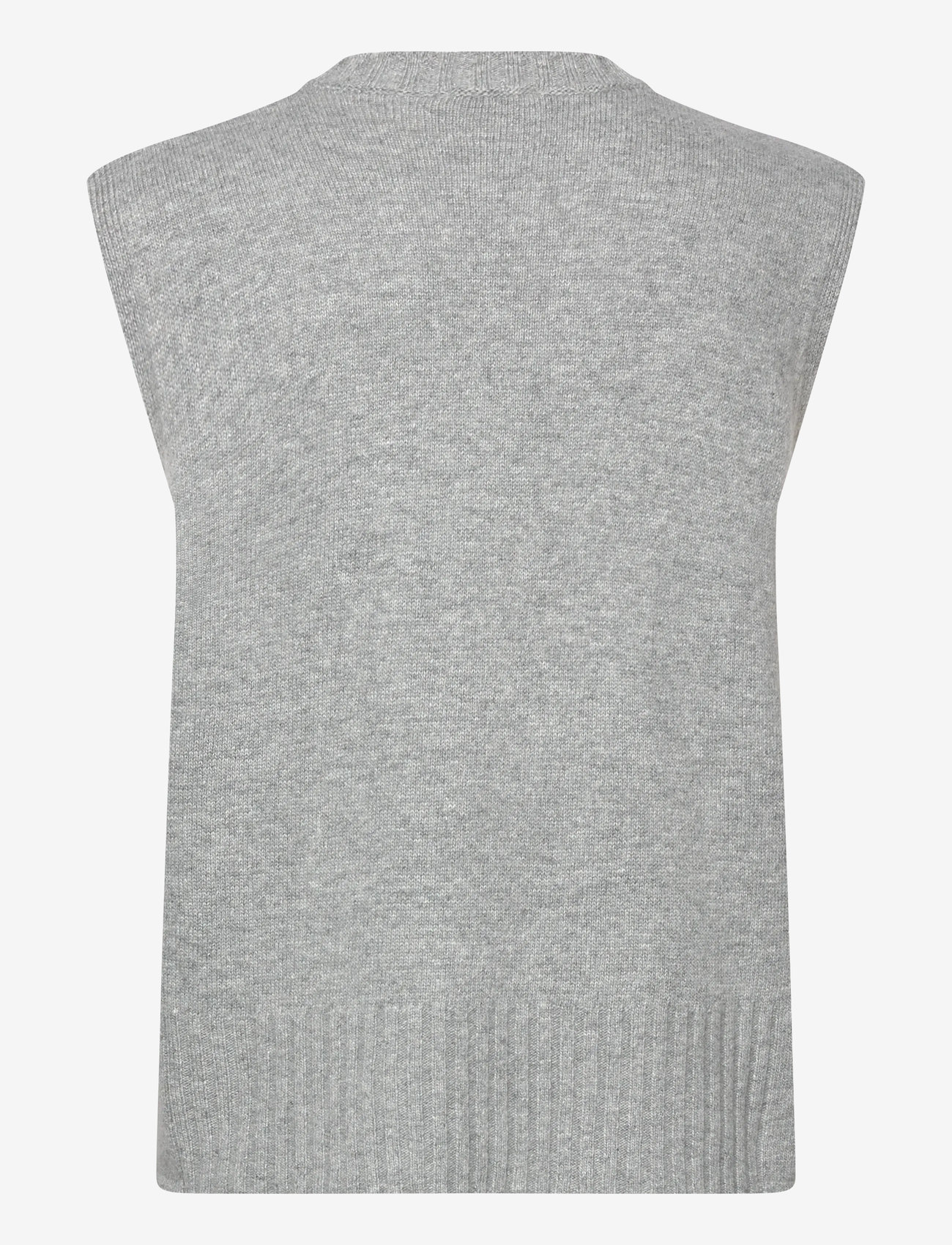United Colors of Benetton - SLEEVELESS SWEATER - stickade västar - grey - 1