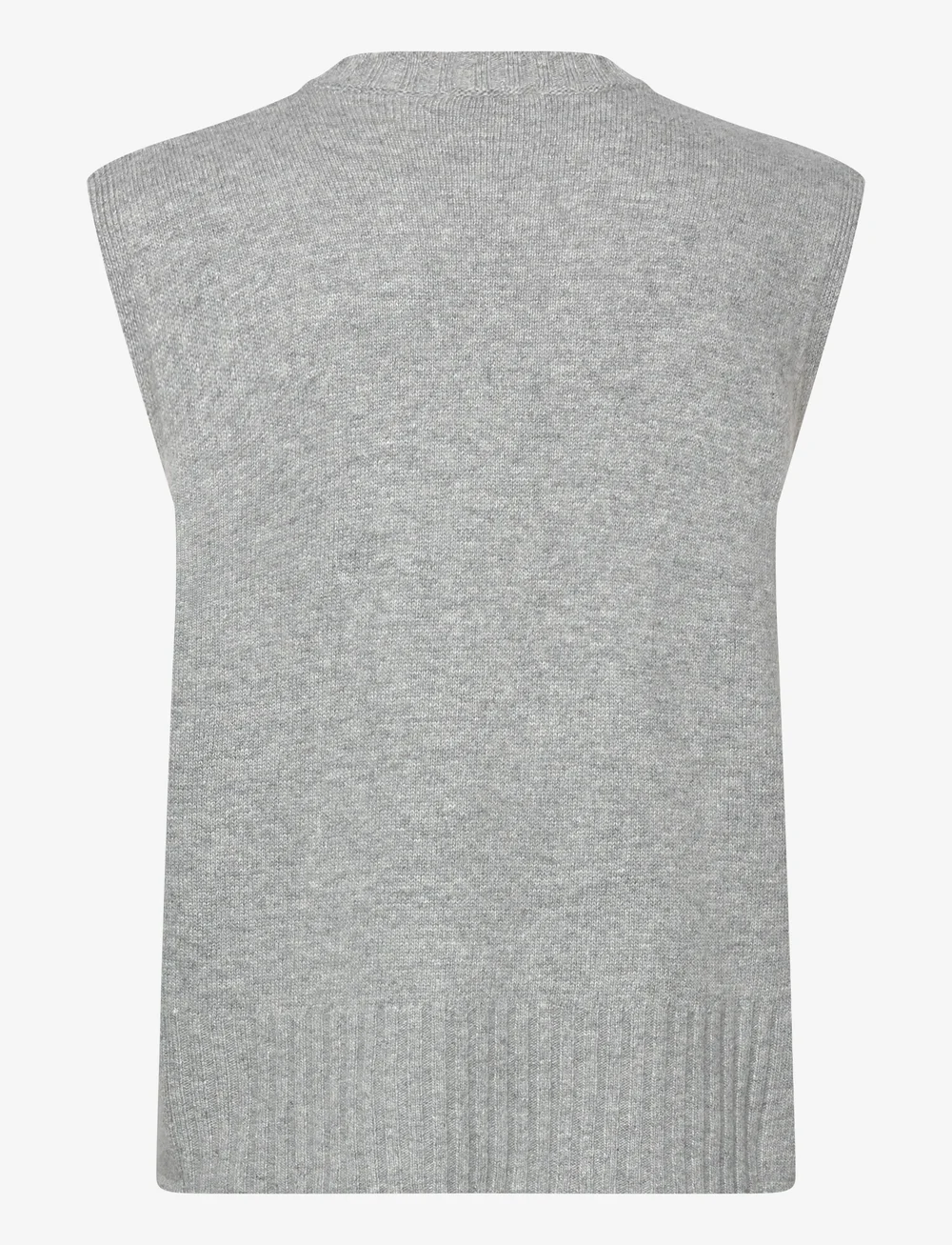 United Colors of Benetton - SLEEVELESS SWEATER - gestrickte westen - grey - 1