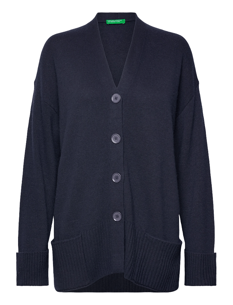 United Colors of Benetton - L/S CARDIGAN - koftor - blue - 0