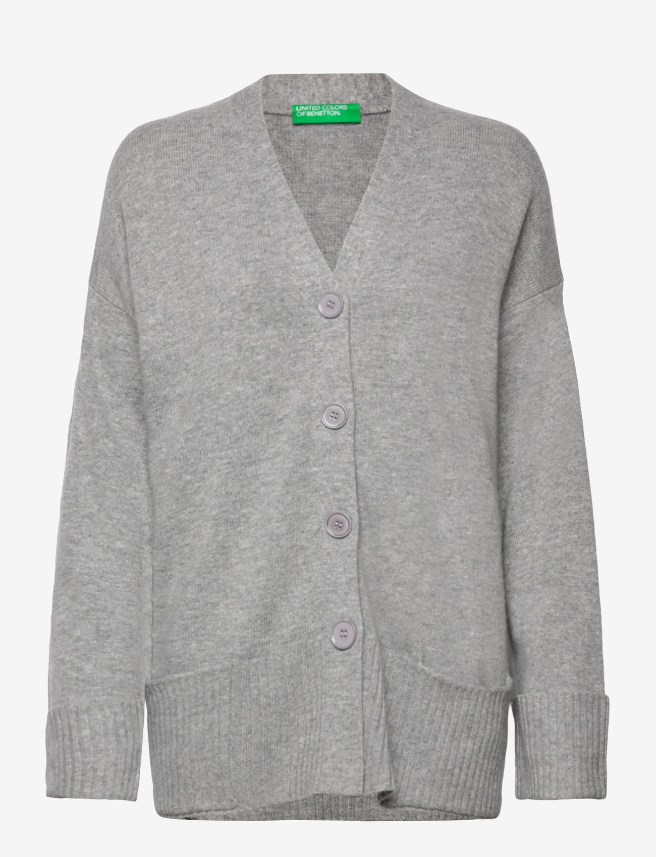 United Colors of Benetton - L/S CARDIGAN - koftor - grey - 0