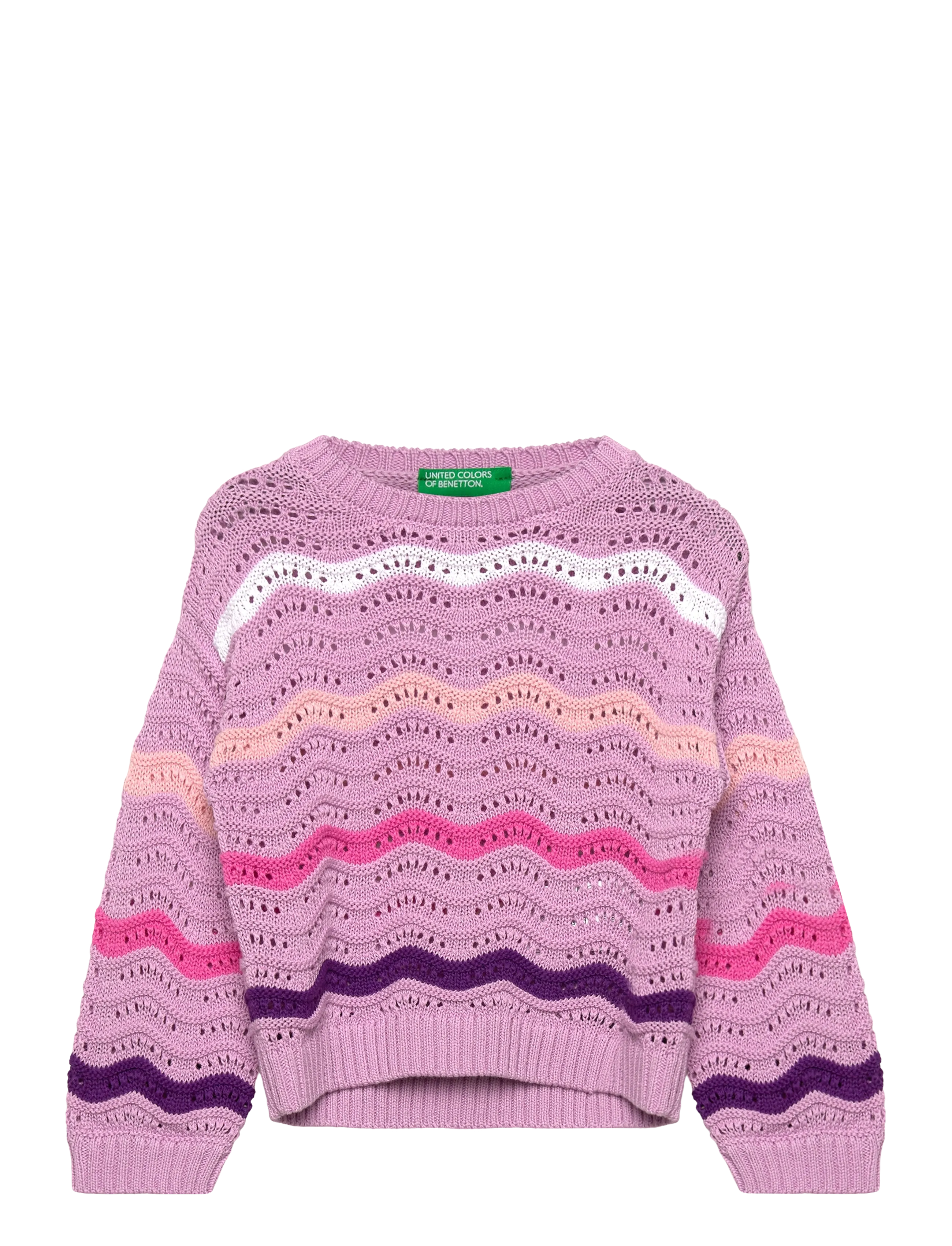 United Colors of Benetton SWEATER L/S - Strik - PINK / purple