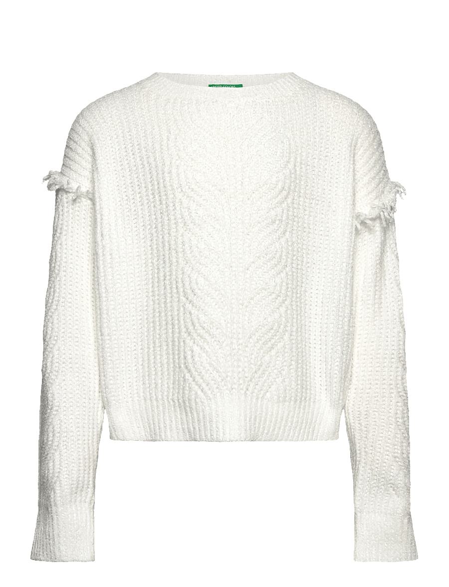 United Colors of Benetton - SWEATER L/S - pulls - white - 0