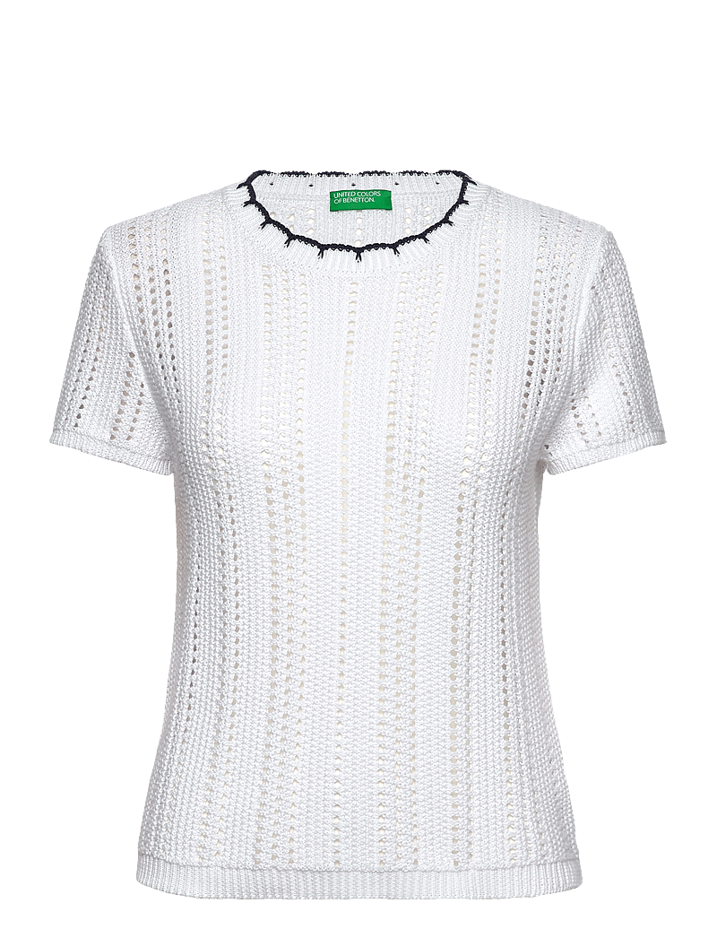United Colors of Benetton - SWEATER - t-shirts - white - 0
