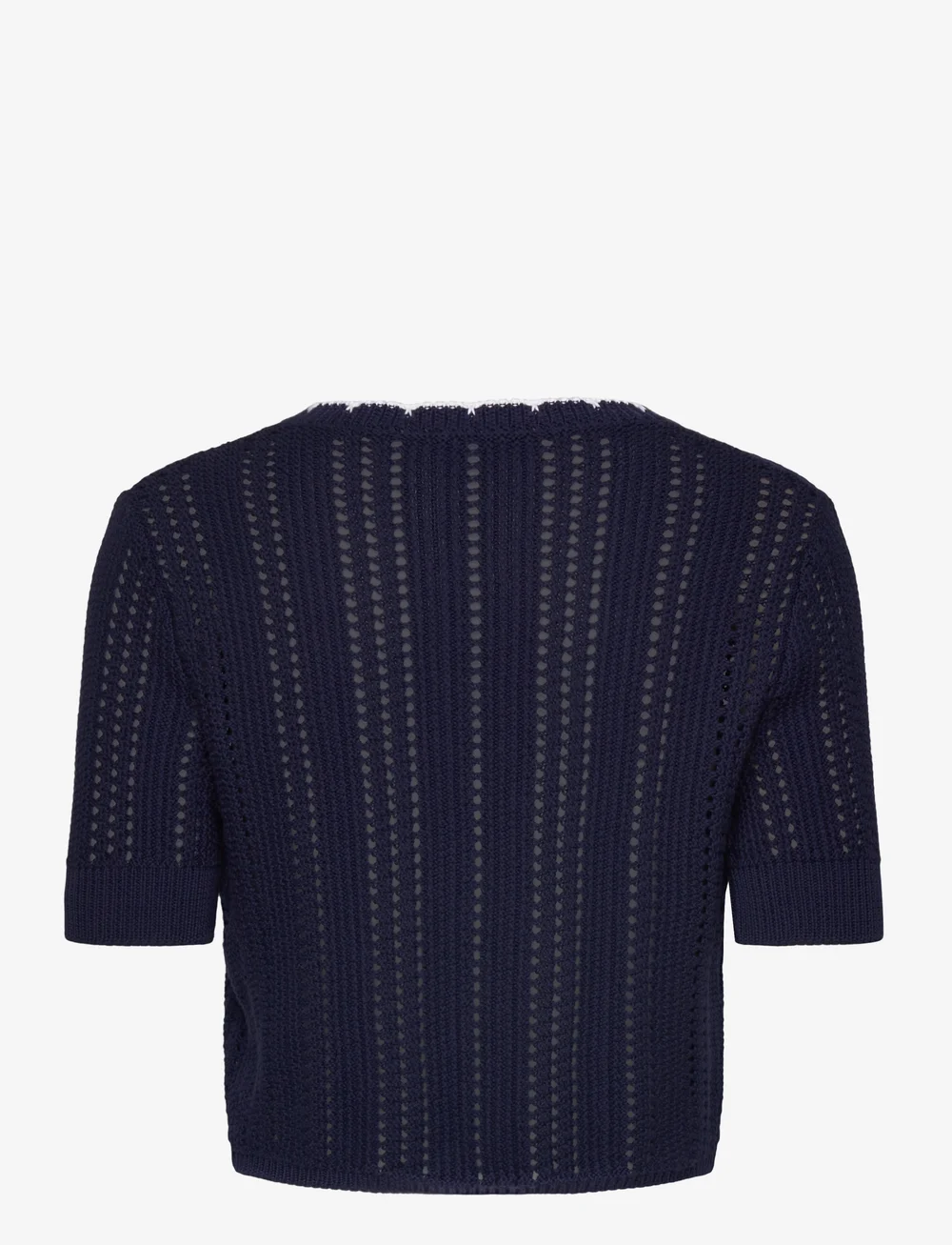 United Colors of Benetton - BUTTONED SWEATER H/S - cardigans - blue - 1