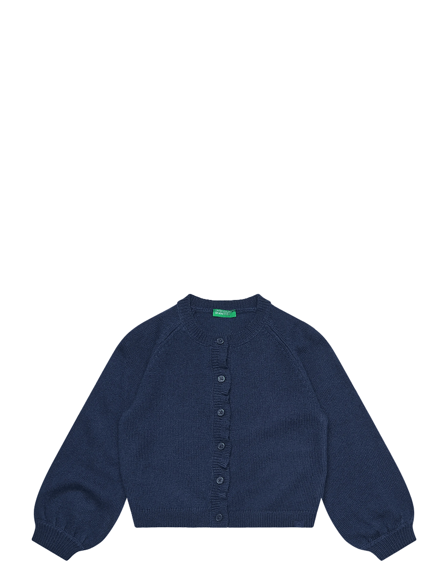 United Colors of Benetton - L/S SWEATER - cardigans - blue - 0