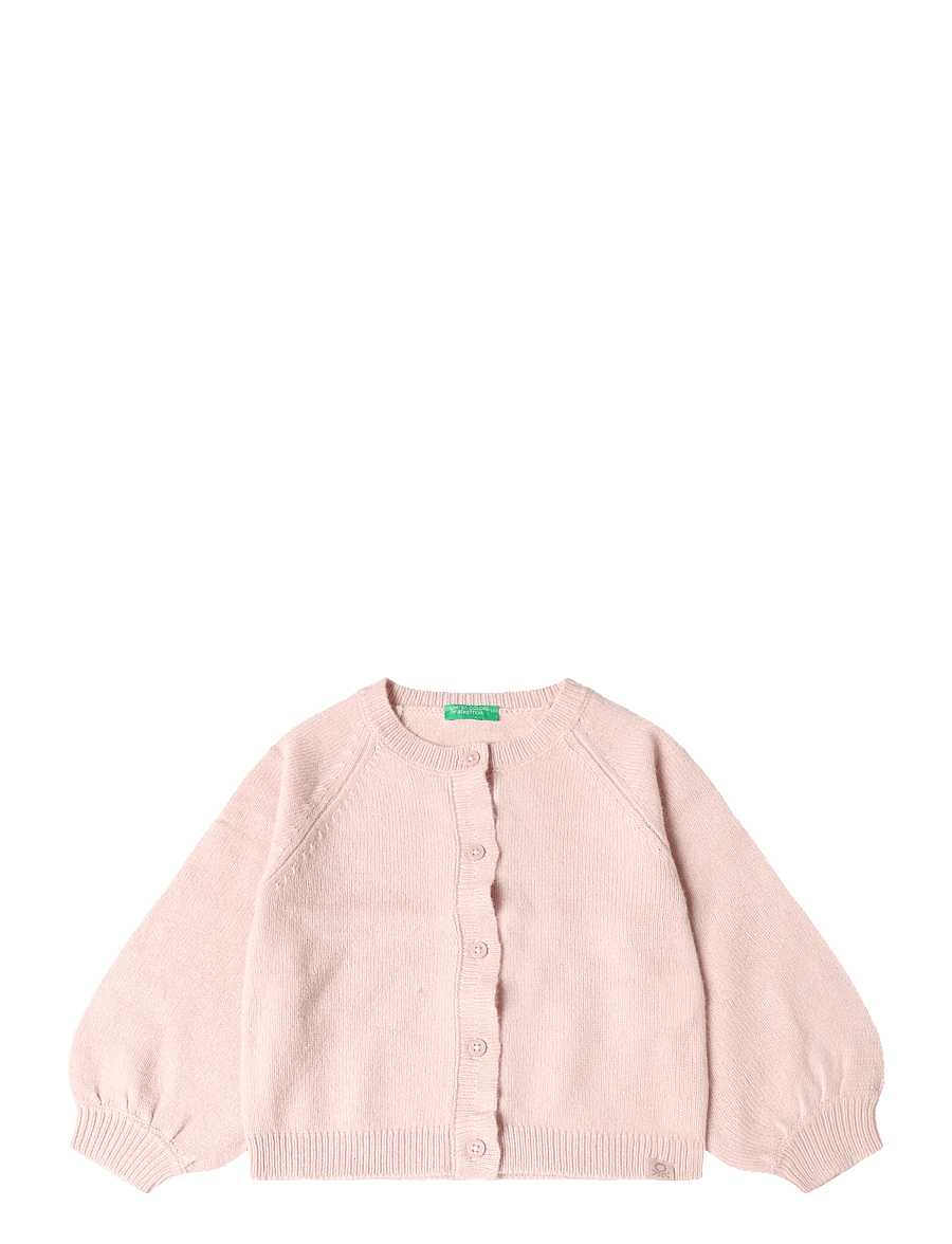 United Colors of Benetton - L/S SWEATER - cardigans - pink - 0