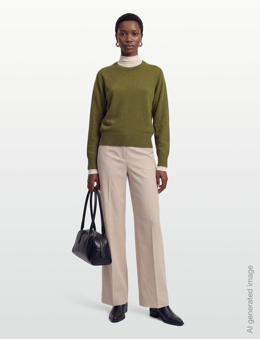 United Colors of Benetton - SWEATER L/S - kampsunid - green - 0