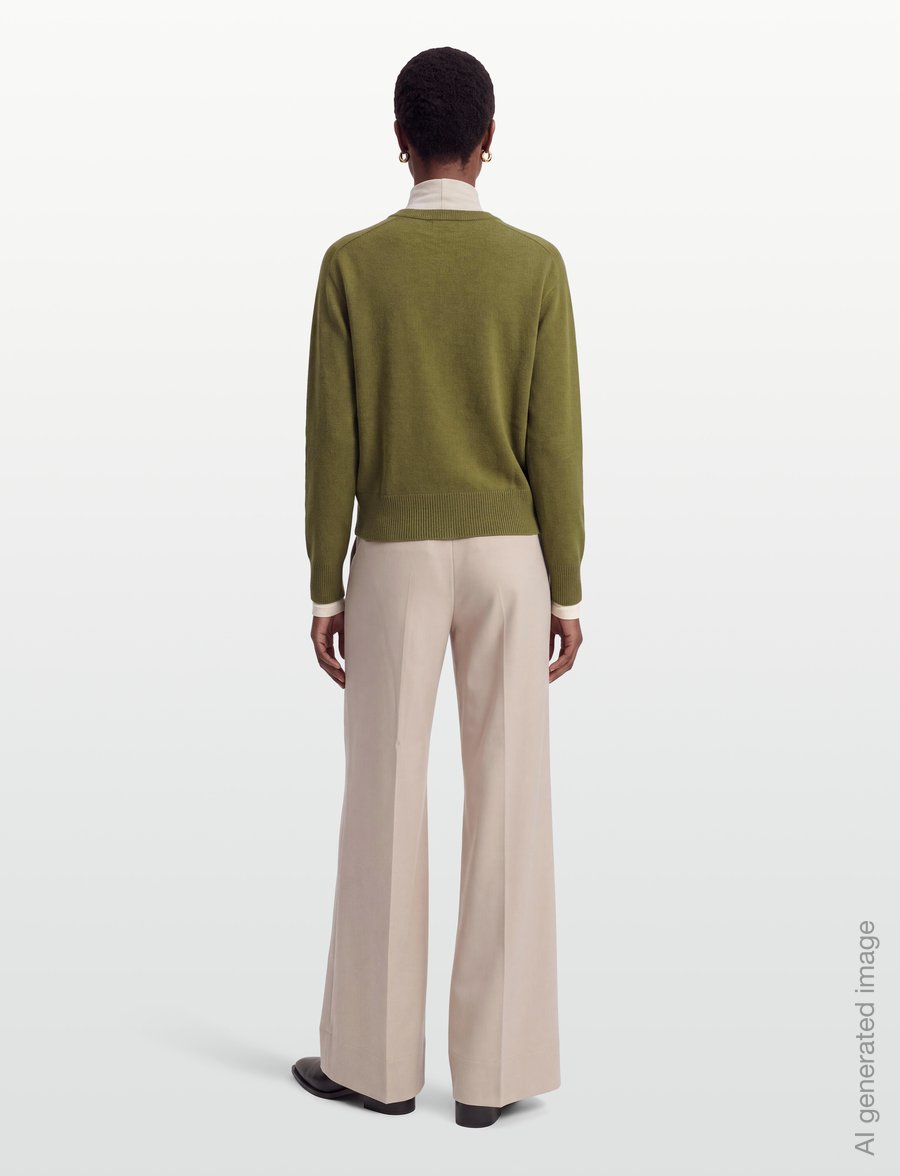 United Colors of Benetton - SWEATER L/S - kampsunid - green - 4