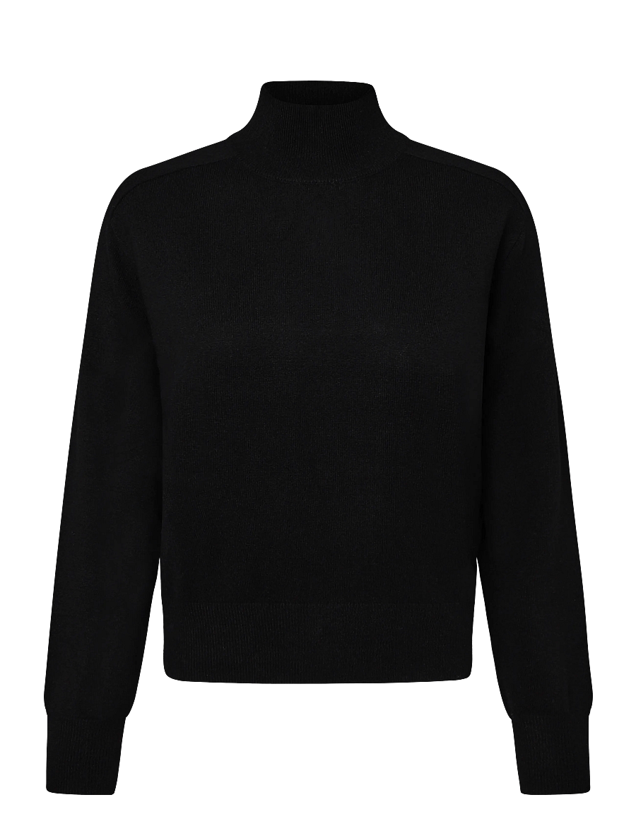 United Colors of Benetton - TURTLE NECK SWEATER - kampsunid - black - 0