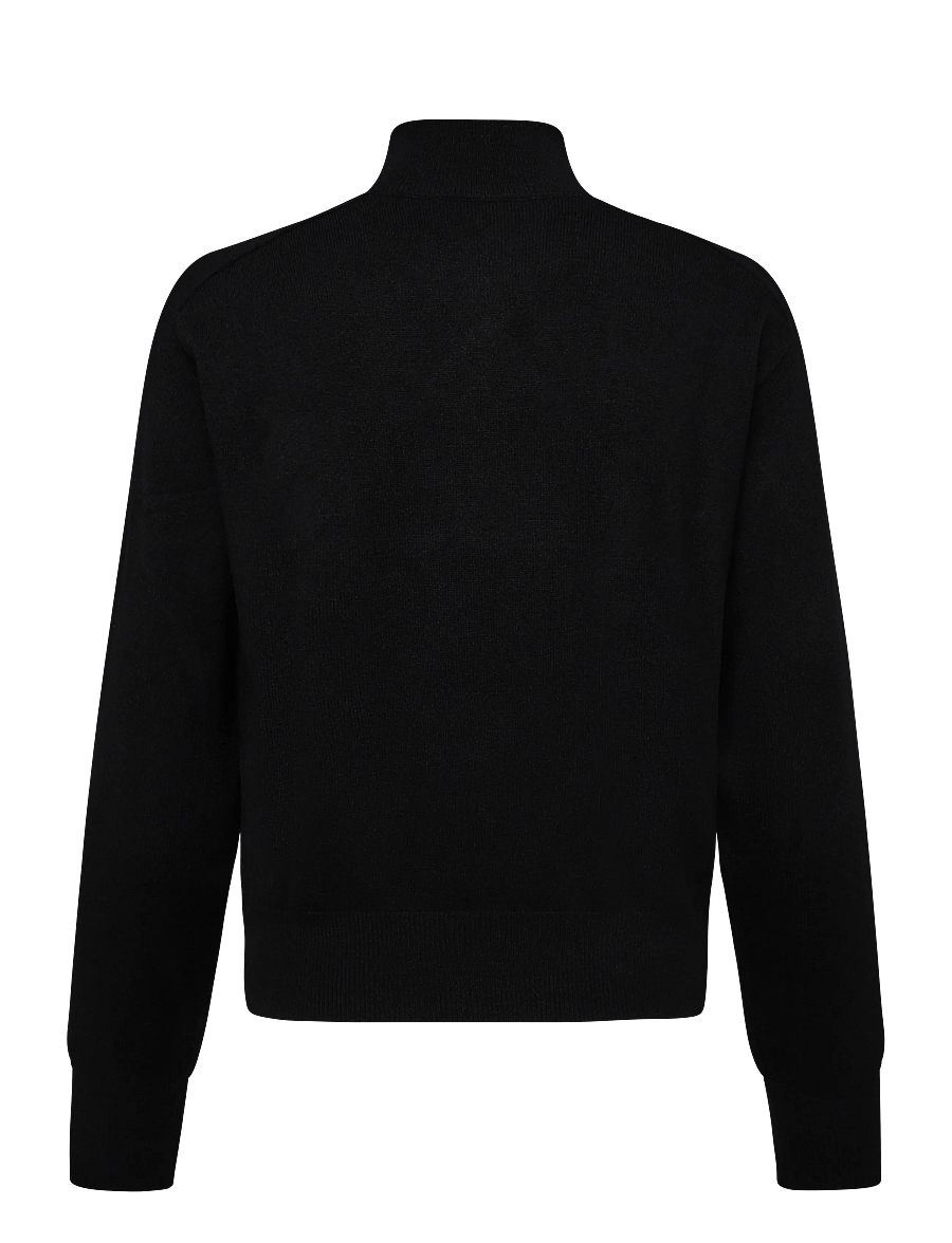 United Colors of Benetton - TURTLE NECK SWEATER - kampsunid - black - 1