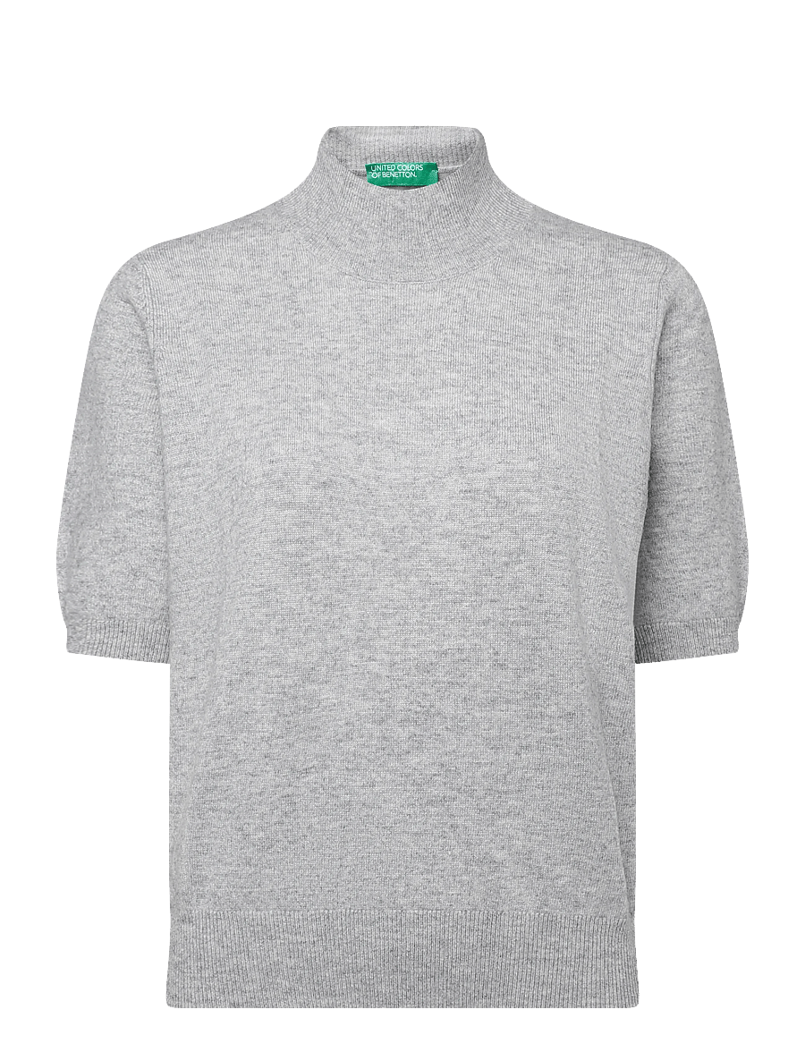 United Colors of Benetton - TURTLE NECK SWEATER - kampsunid - grey - 0