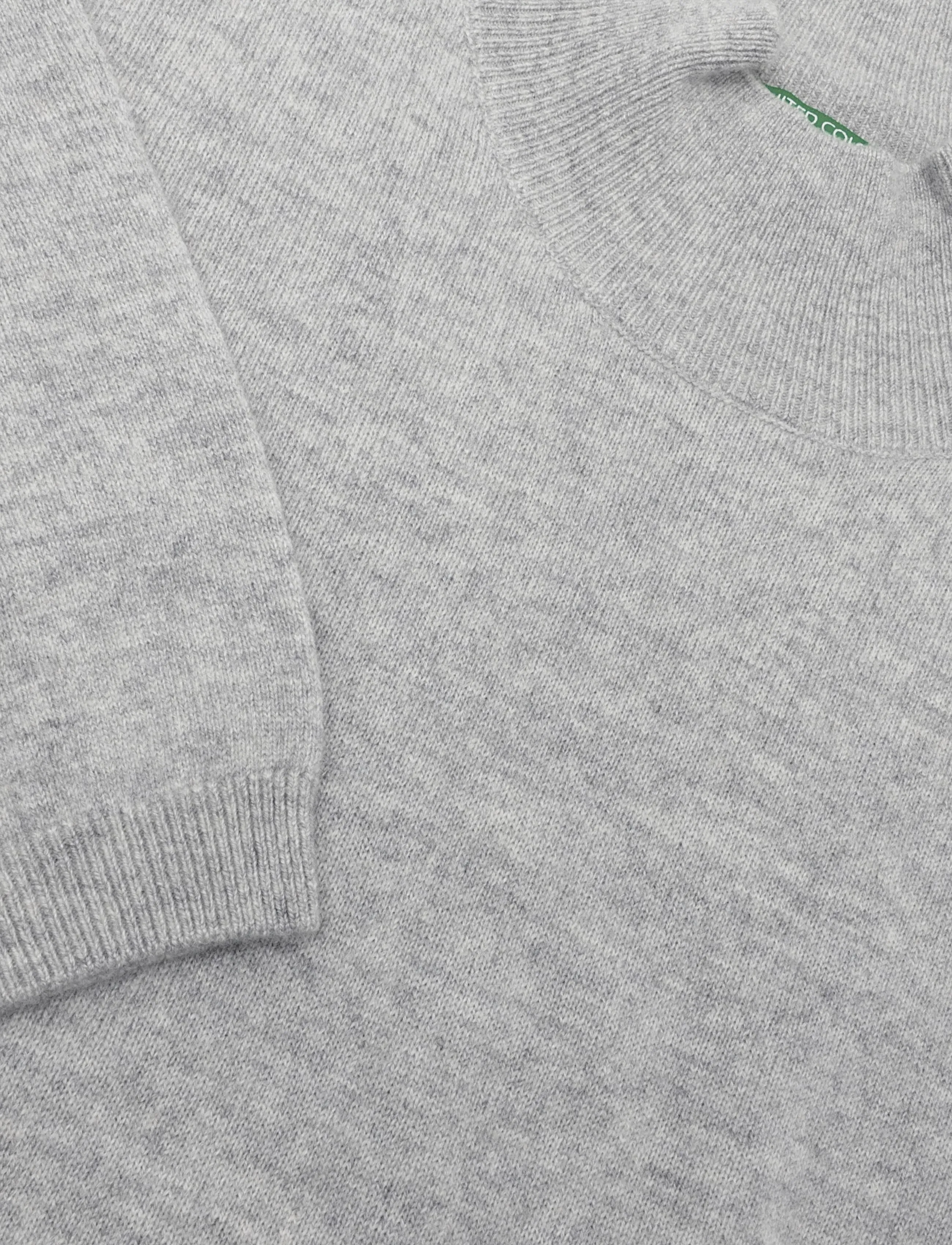 United Colors of Benetton - TURTLE NECK SWEATER - jumpers - grey - 2