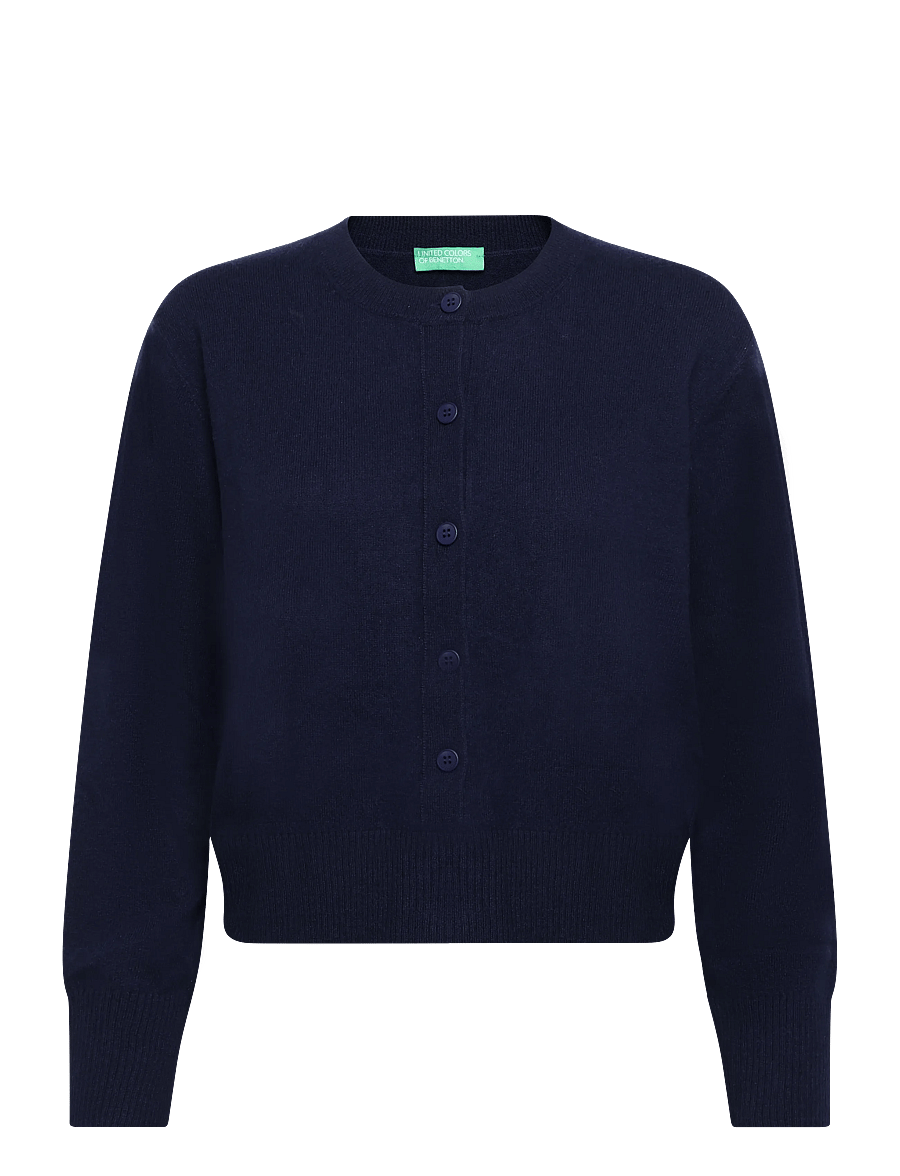 United Colors of Benetton - L/S SWEATER - kardiganid - blue - 0