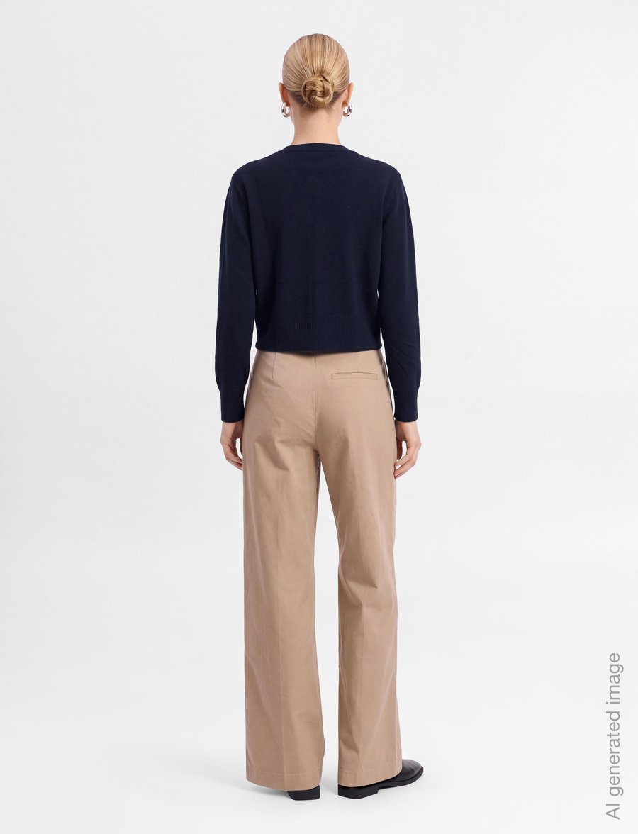 United Colors of Benetton - L/S SWEATER - strickjacken - blue - 4
