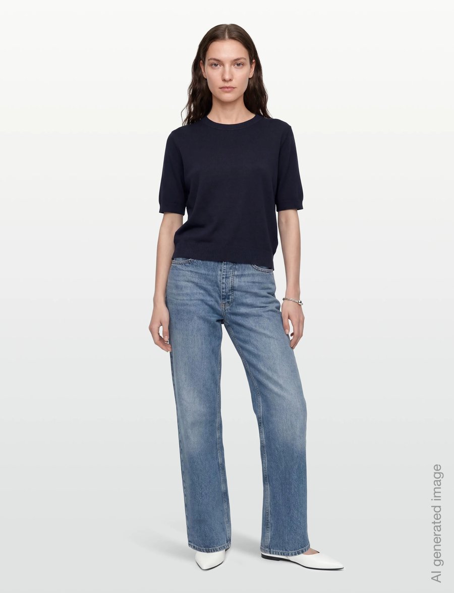 United Colors of Benetton - SWEATER - t-shirts - blue - 0