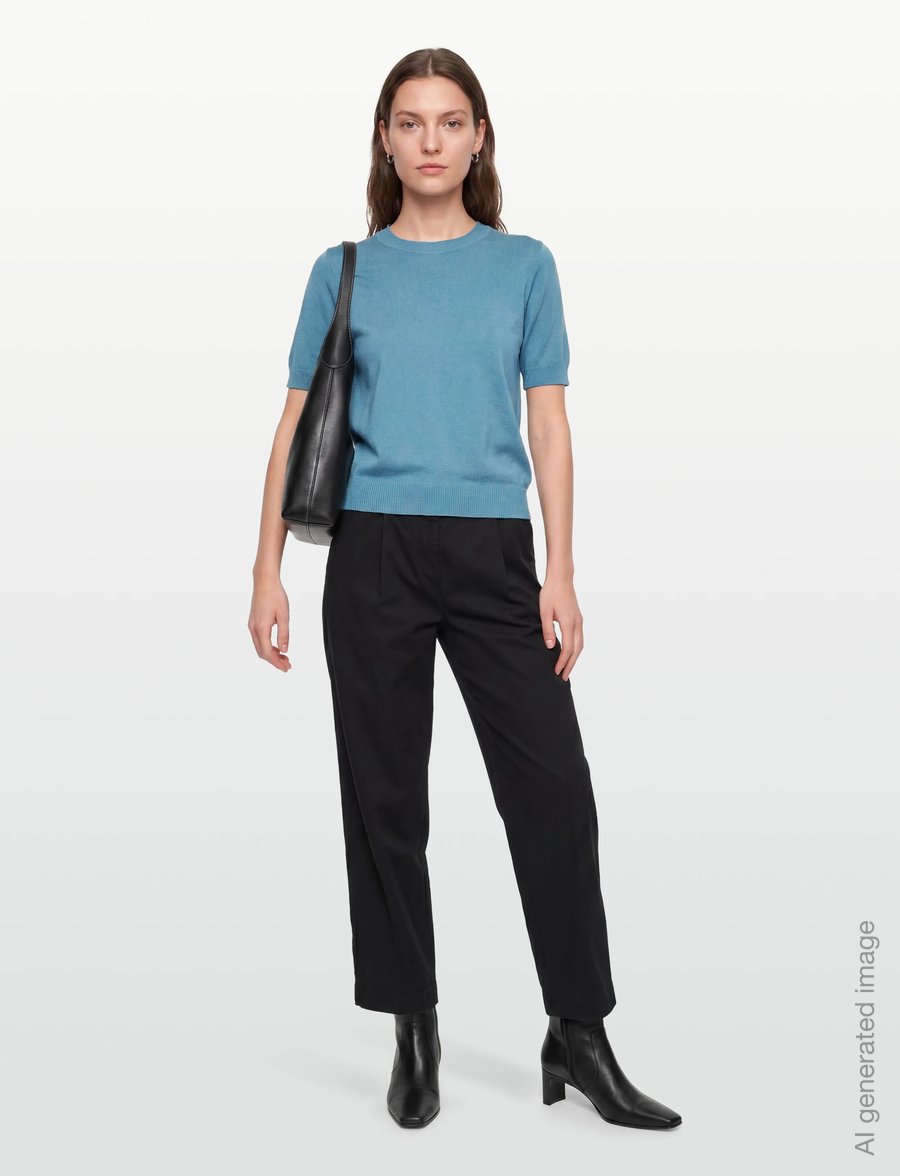 United Colors of Benetton - SWEATER - t-shirts - blue - 0