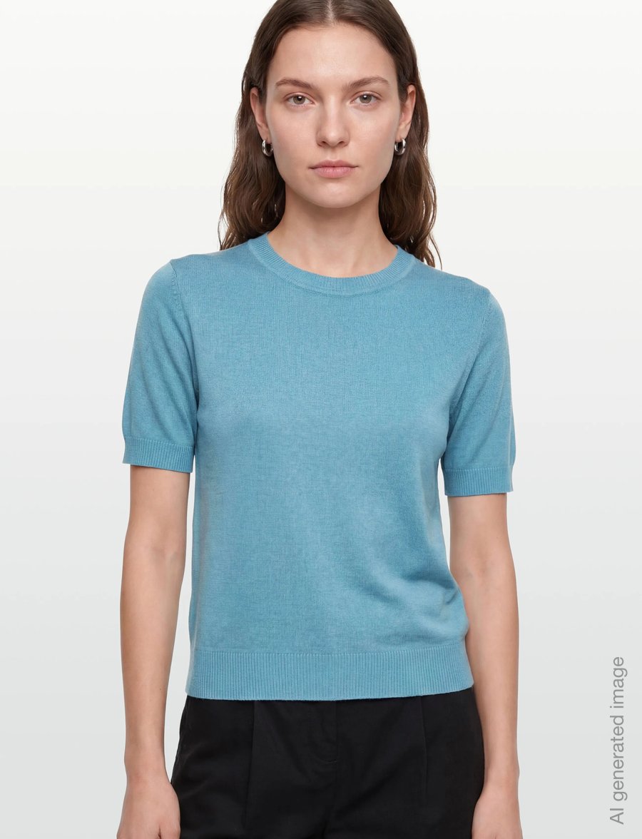 United Colors of Benetton - SWEATER - t-shirts - blue - 3