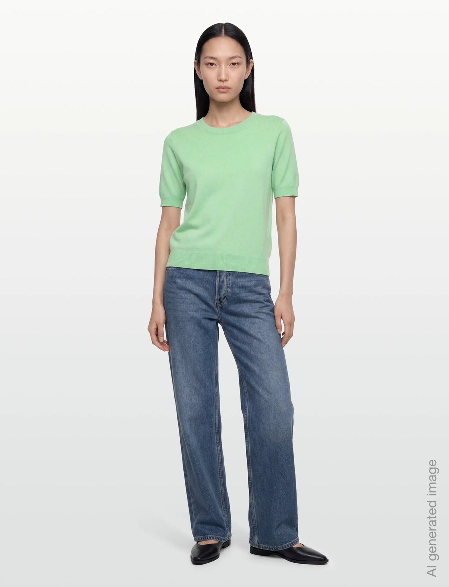 United Colors of Benetton - SWEATER - t-shirts - green - 0