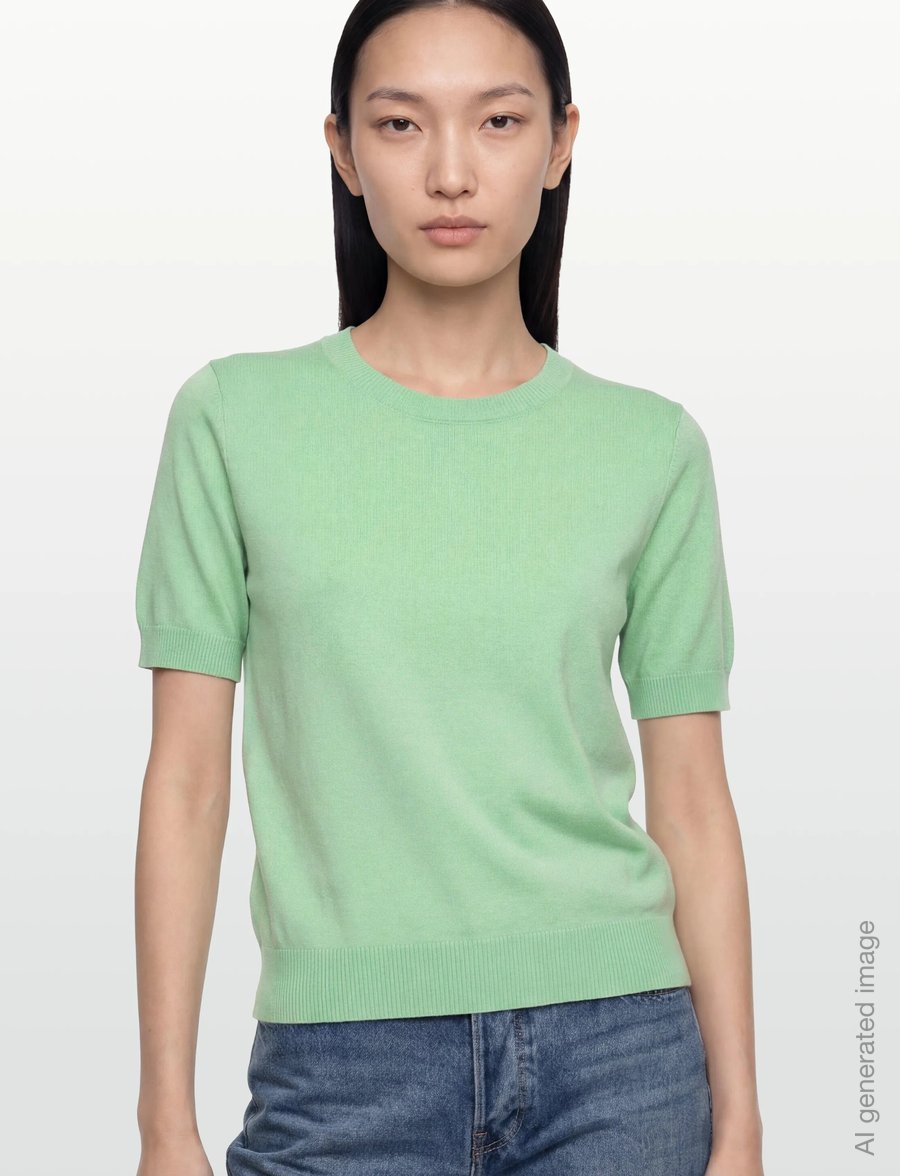 United Colors of Benetton - SWEATER - t-shirts - green - 3