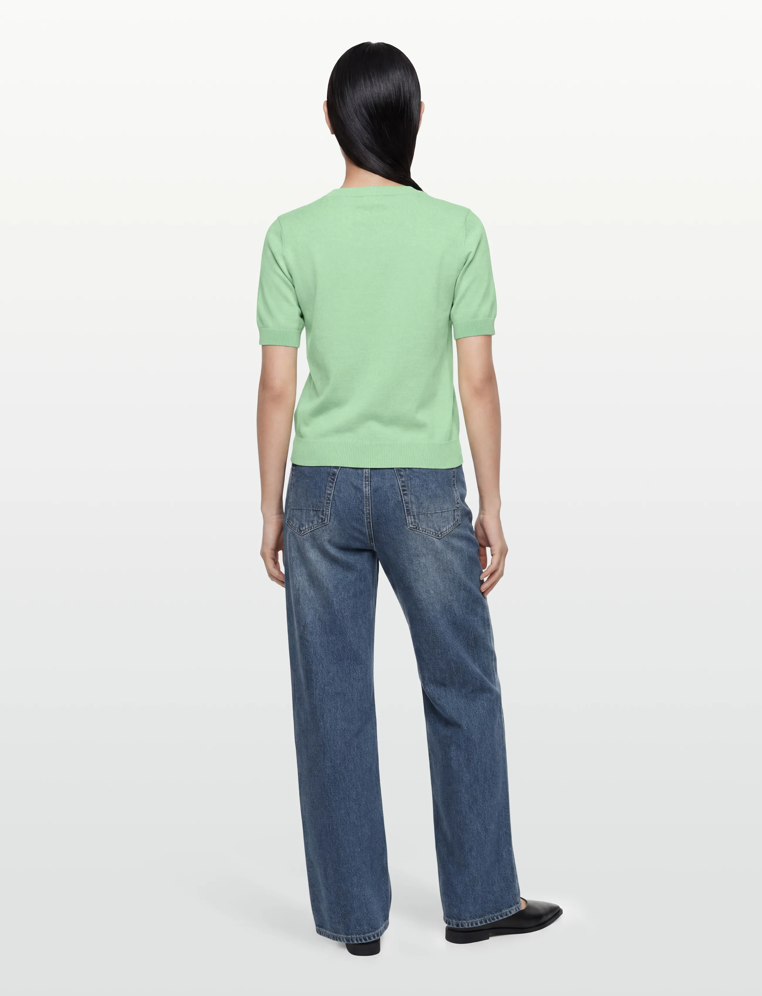 United Colors of Benetton - SWEATER - t-shirts - green - 4