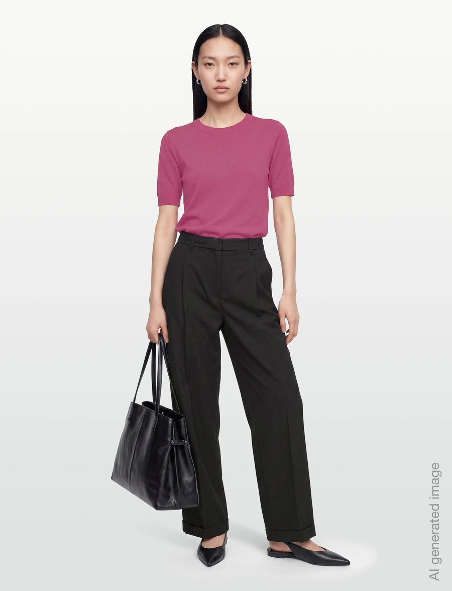 United Colors of Benetton - SWEATER - t-shirts - pink - 0