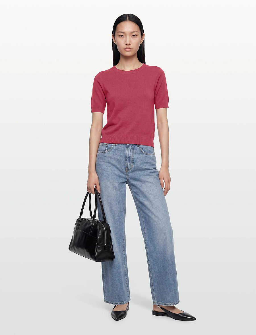 United Colors of Benetton - SWEATER - t-särgid - red - 0