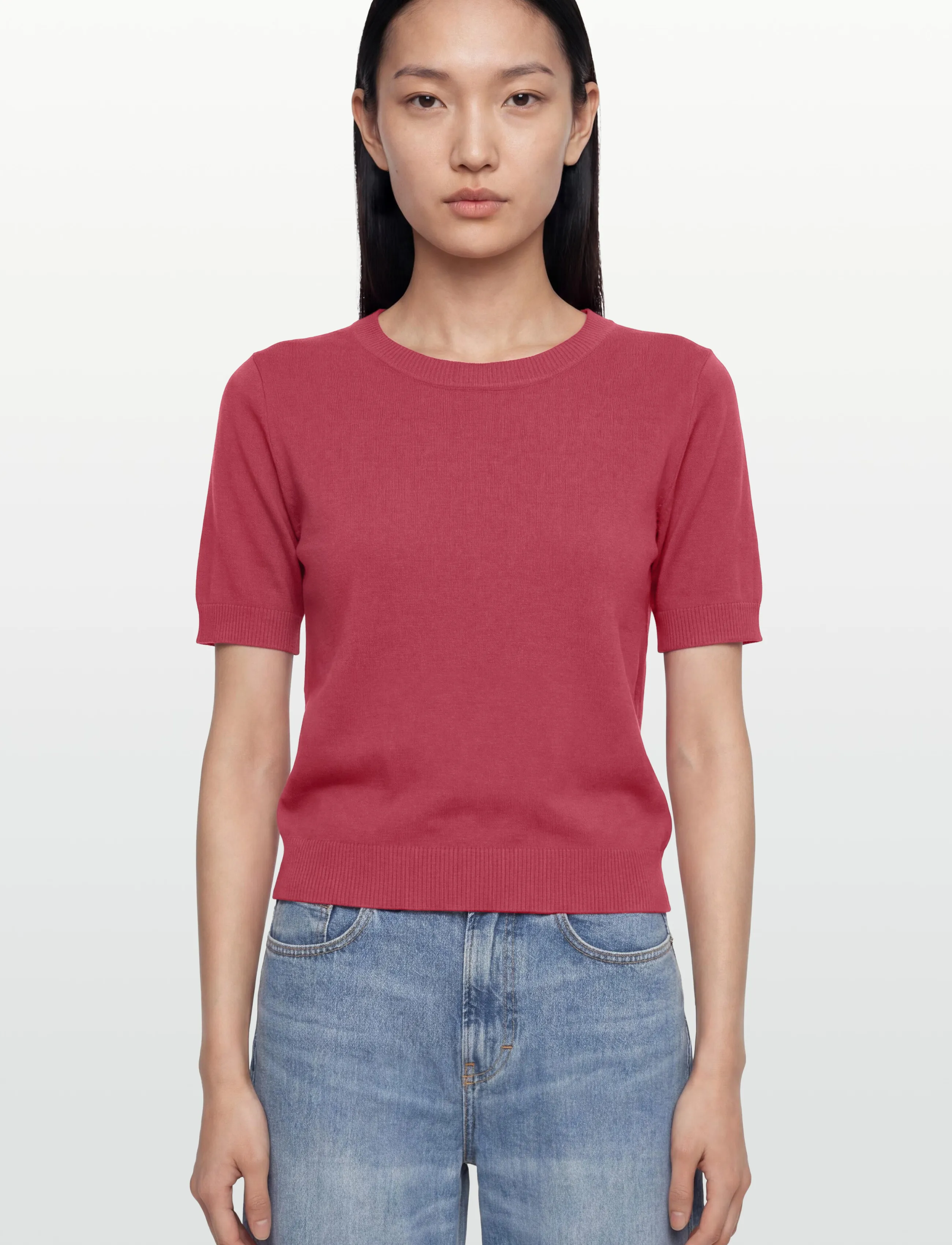 United Colors of Benetton - SWEATER - t-shirts - red - 3