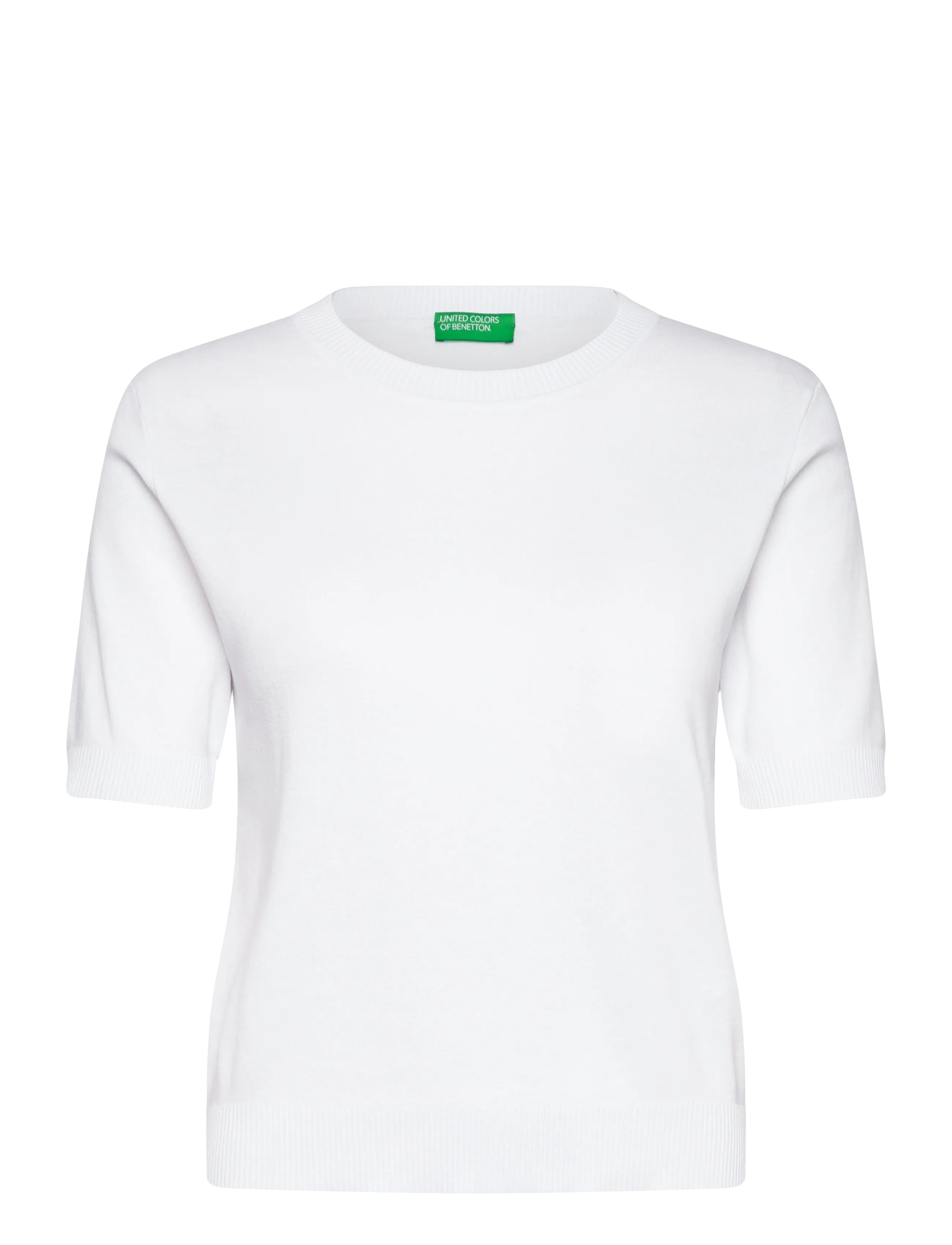United Colors of Benetton SWEATER - T-Shirts & Tops - WHITE / white
