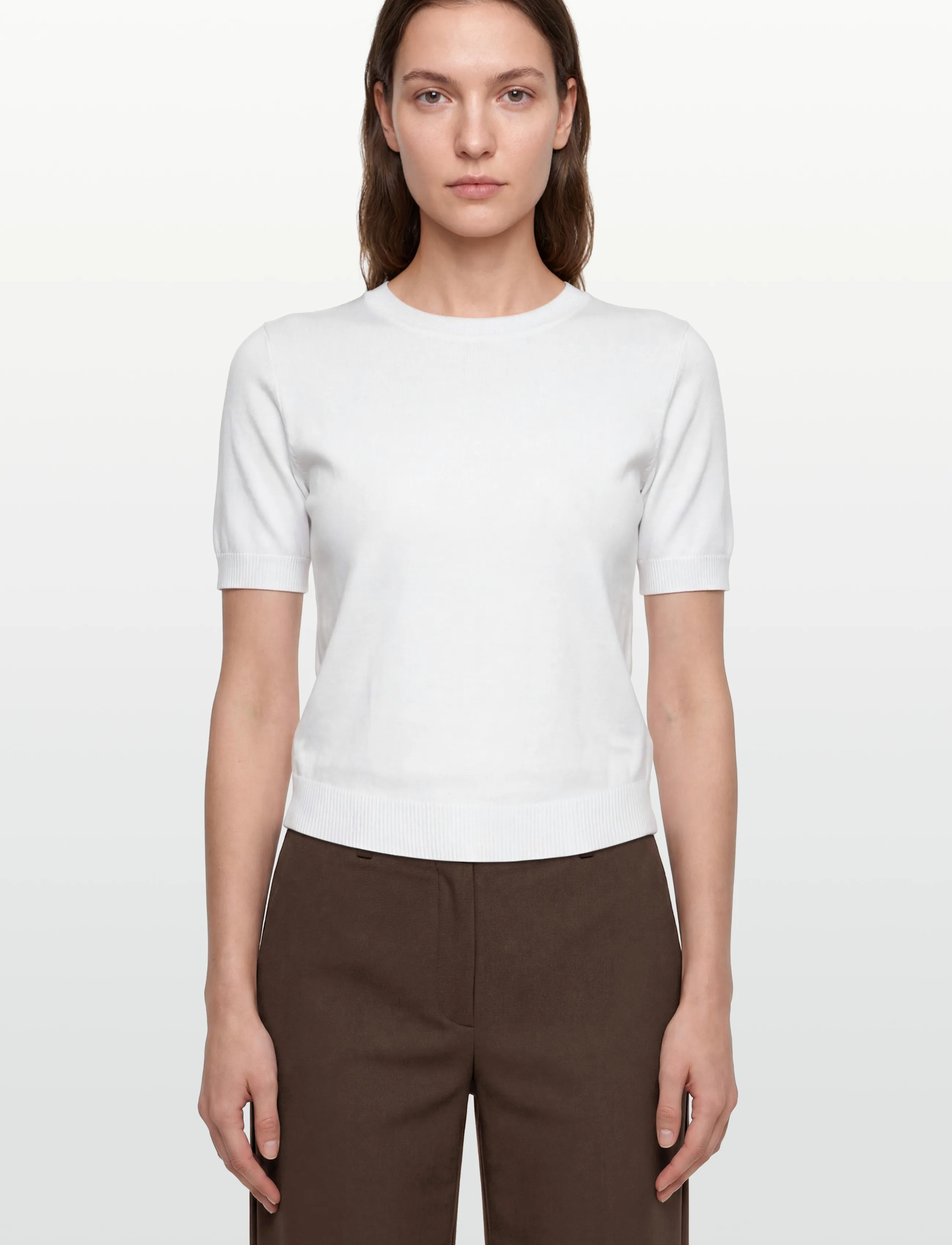 United Colors of Benetton - SWEATER - t-shirts - white - 3