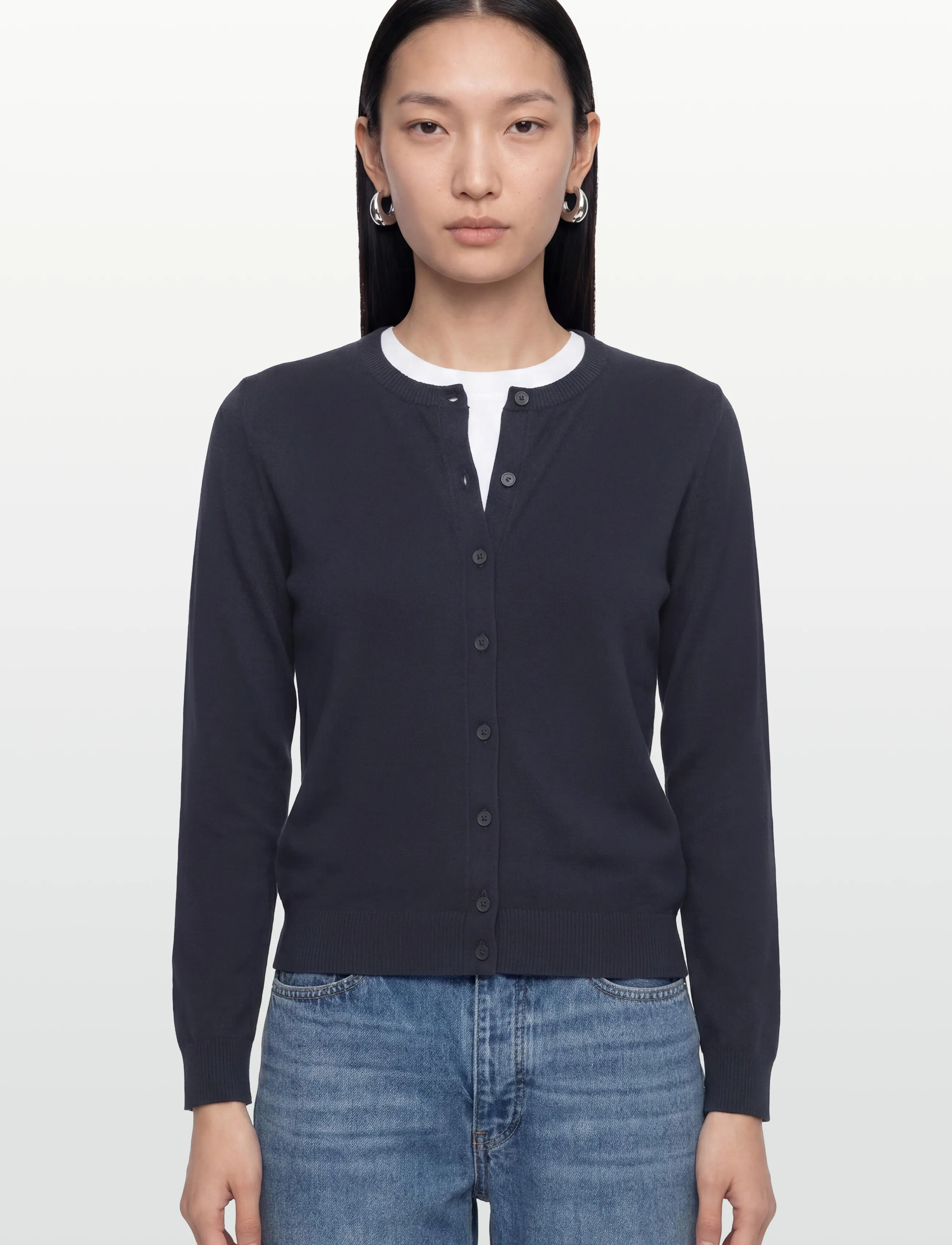 United Colors of Benetton - L/S SWEATER - cardigans - blue - 3