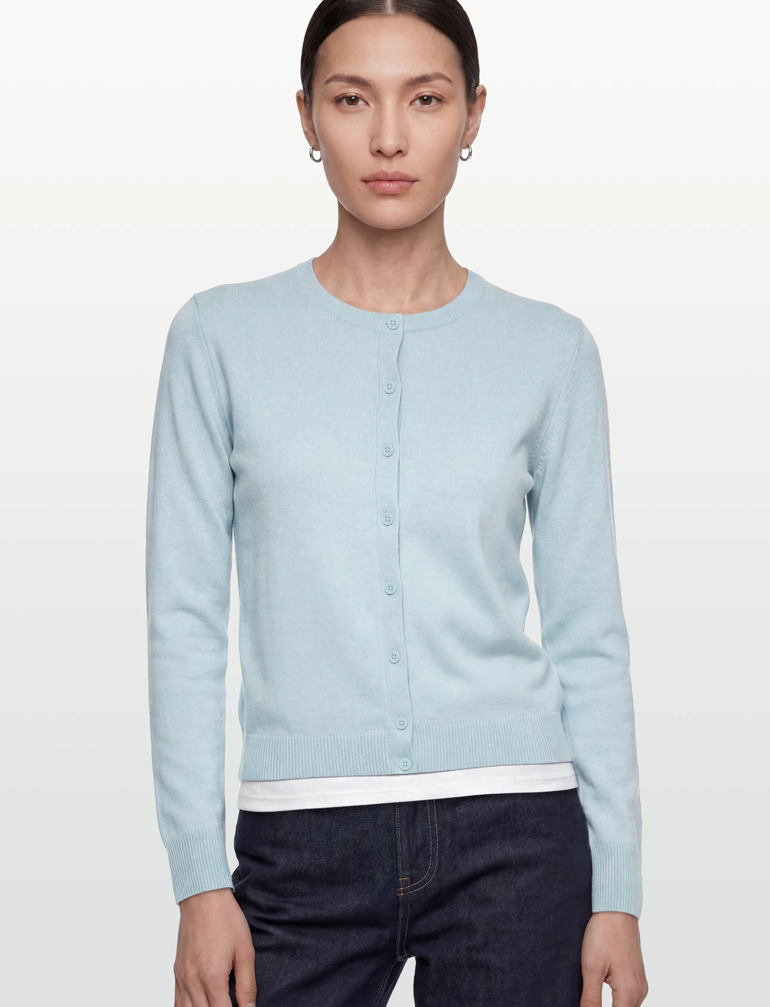 United Colors of Benetton - L/S SWEATER - cardigans - blue - 3