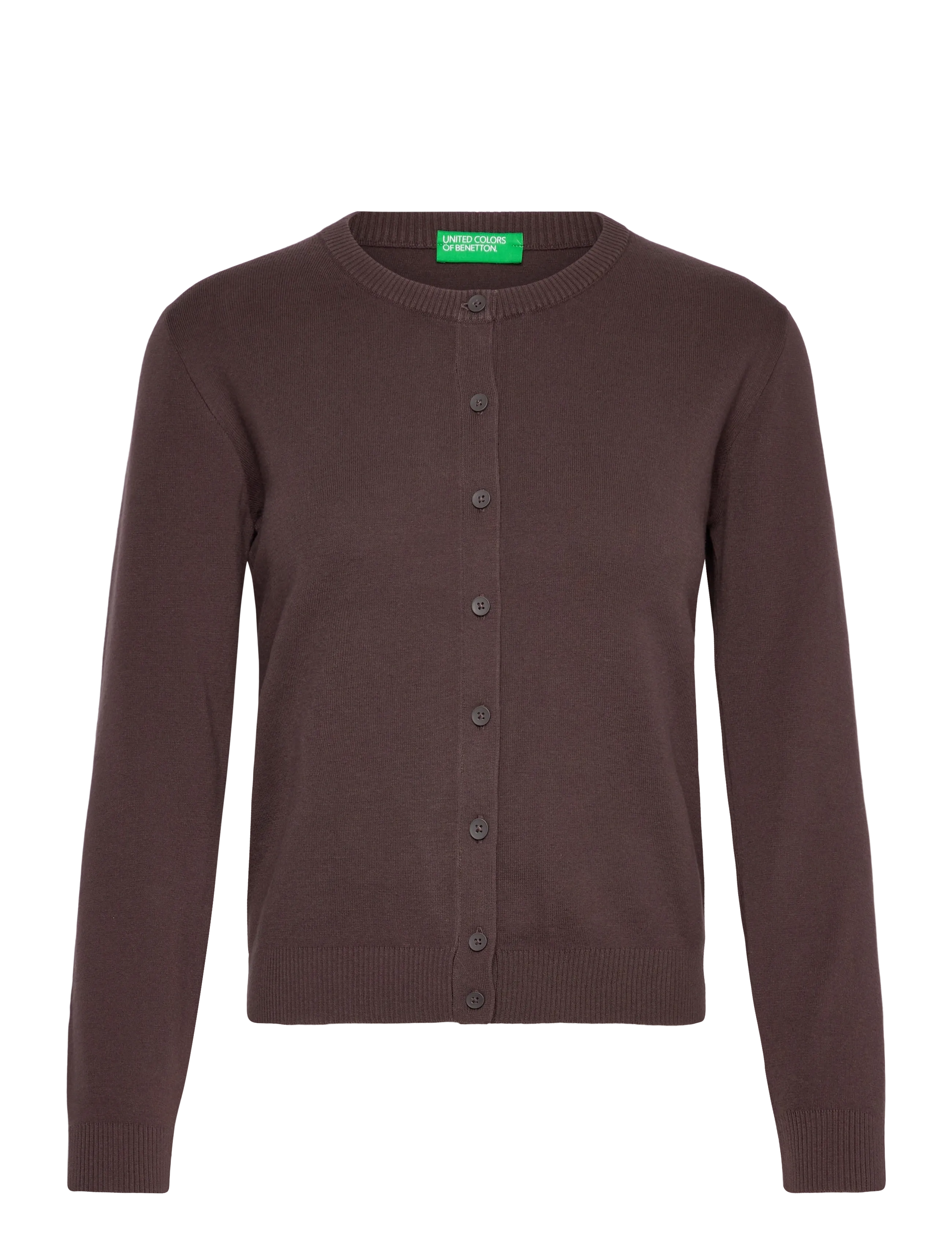 United Colors of Benetton L/S SWEATER - Cardigans - BROWN / brown