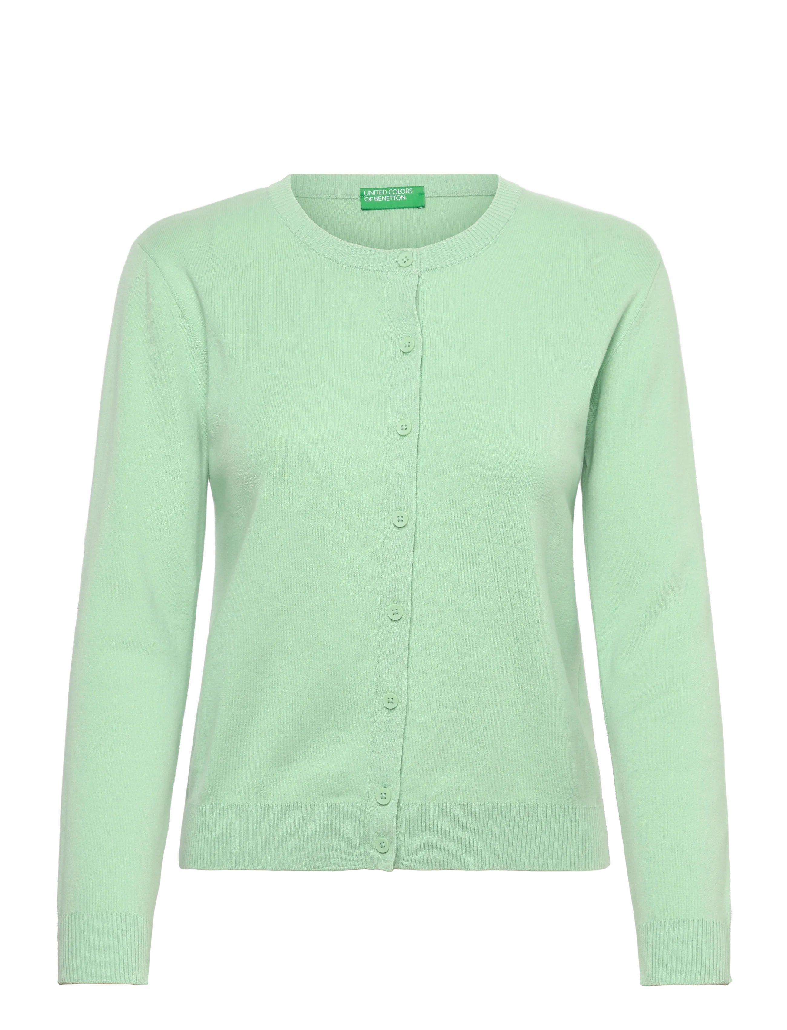 United Colors of Benetton L/S SWEATER - Strickmode - GREEN / green